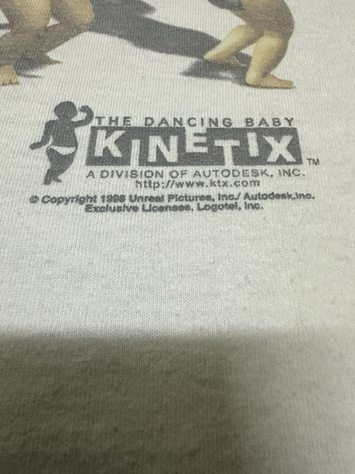 Vintage Vtg The dancing Baby tee Size US L / EU 52-54 / 3 - 4 Thumbnail