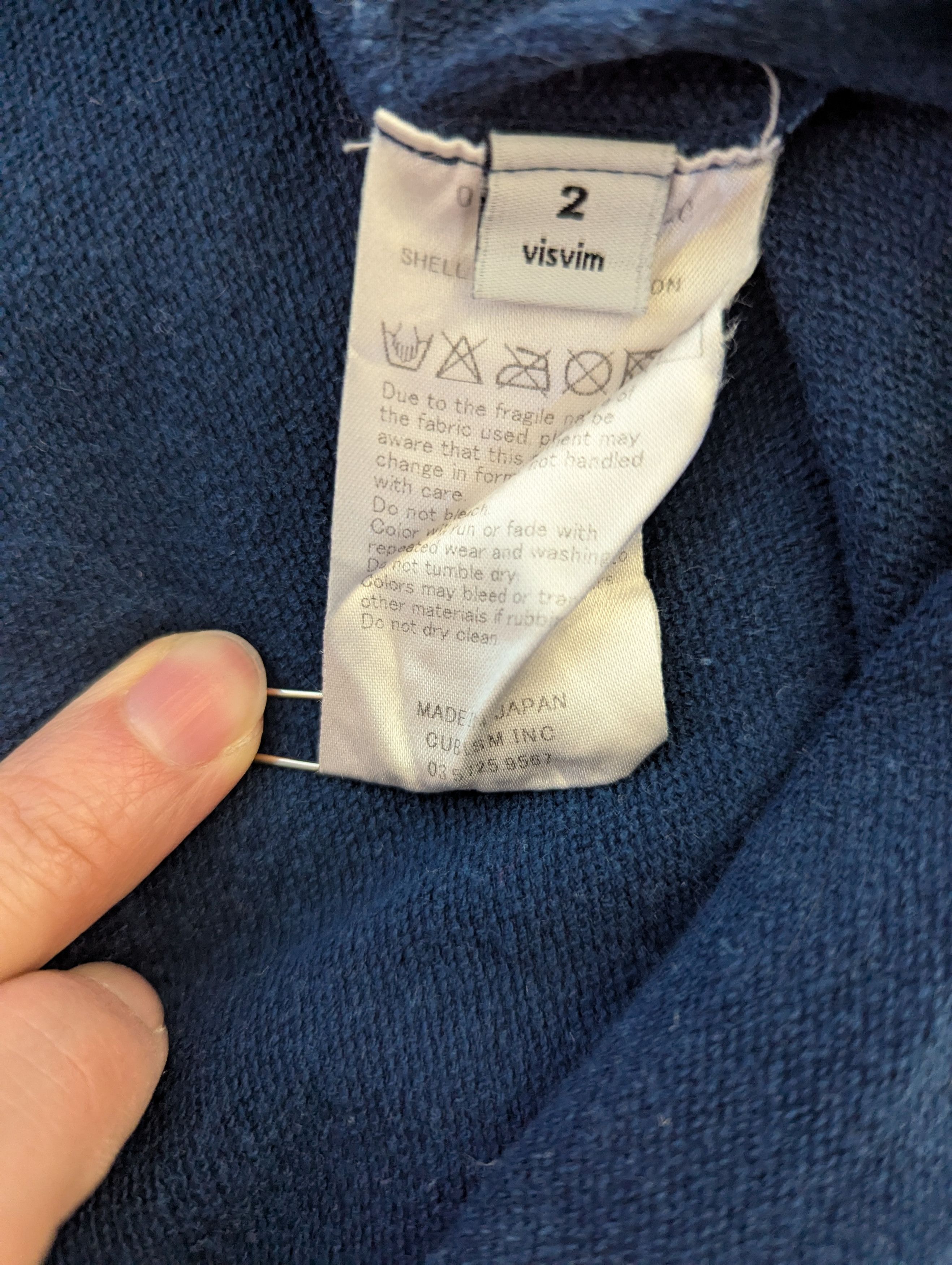 Visvim Visvim SS12 Indigo Hoodie P.O. (Giza) Size US M / EU 48-50 / 2 - 8 Thumbnail