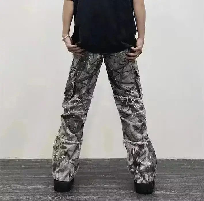 Japanese Brand × Vintage Technical Camouflage Cargo Utility Pants Size US 30 / EU 46 - 4 Thumbnail