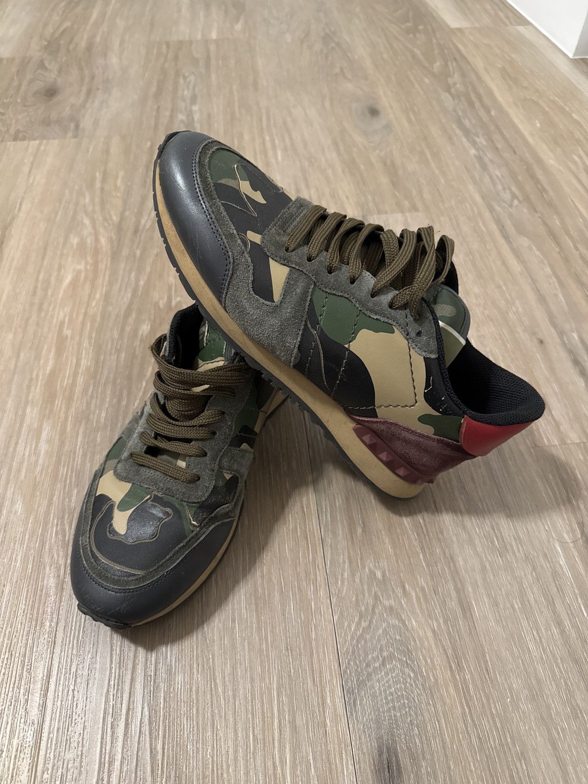 Valentino CAMOUFLAGE ROCKRUNNER SNEAKERS Size US 10.5 / EU 43-44 - 6 Thumbnail