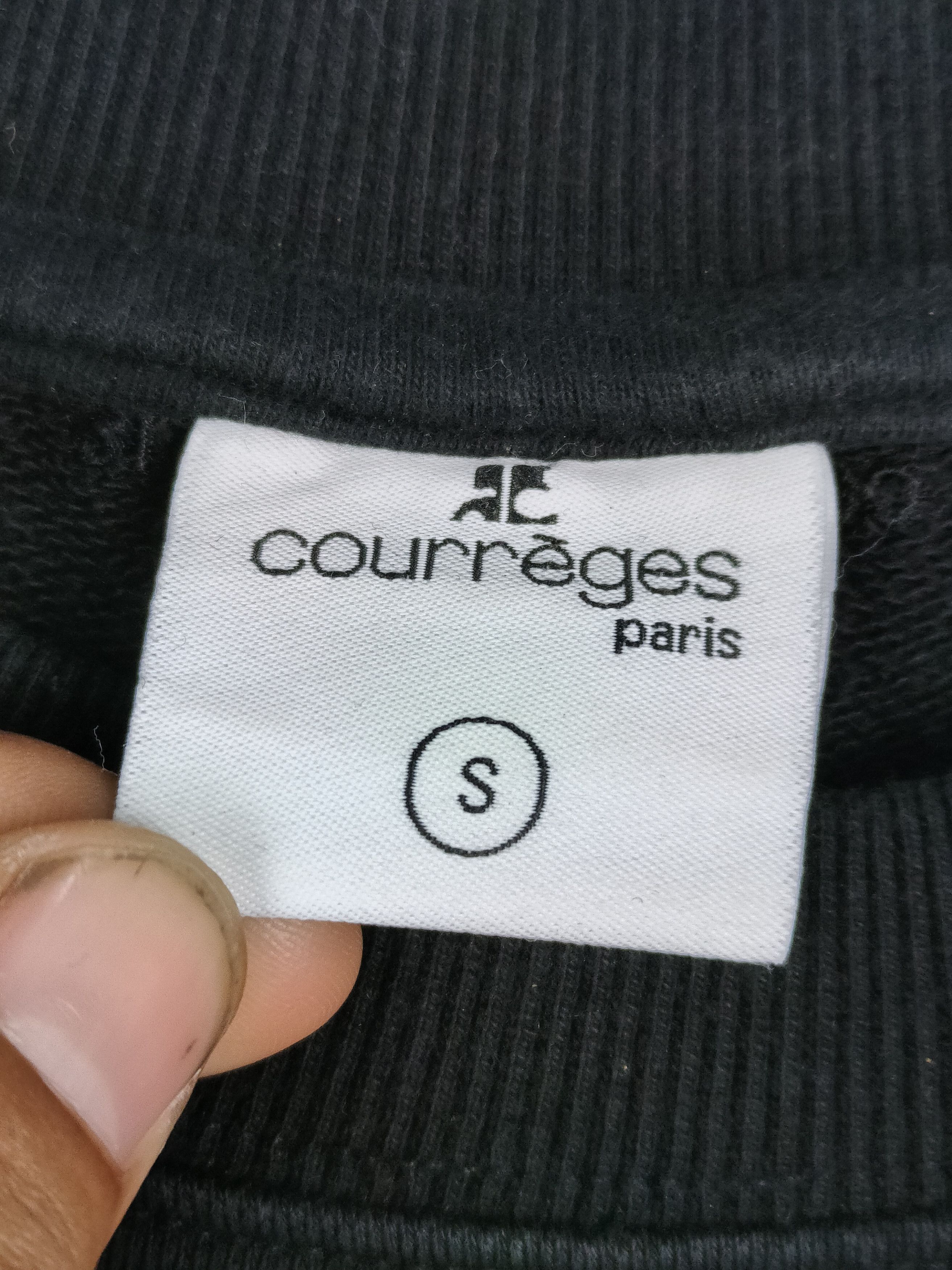 Courreges Courreges Paris Centre Logo Sweatshirt Size US S / EU 44-46 / 1 - 4 Thumbnail