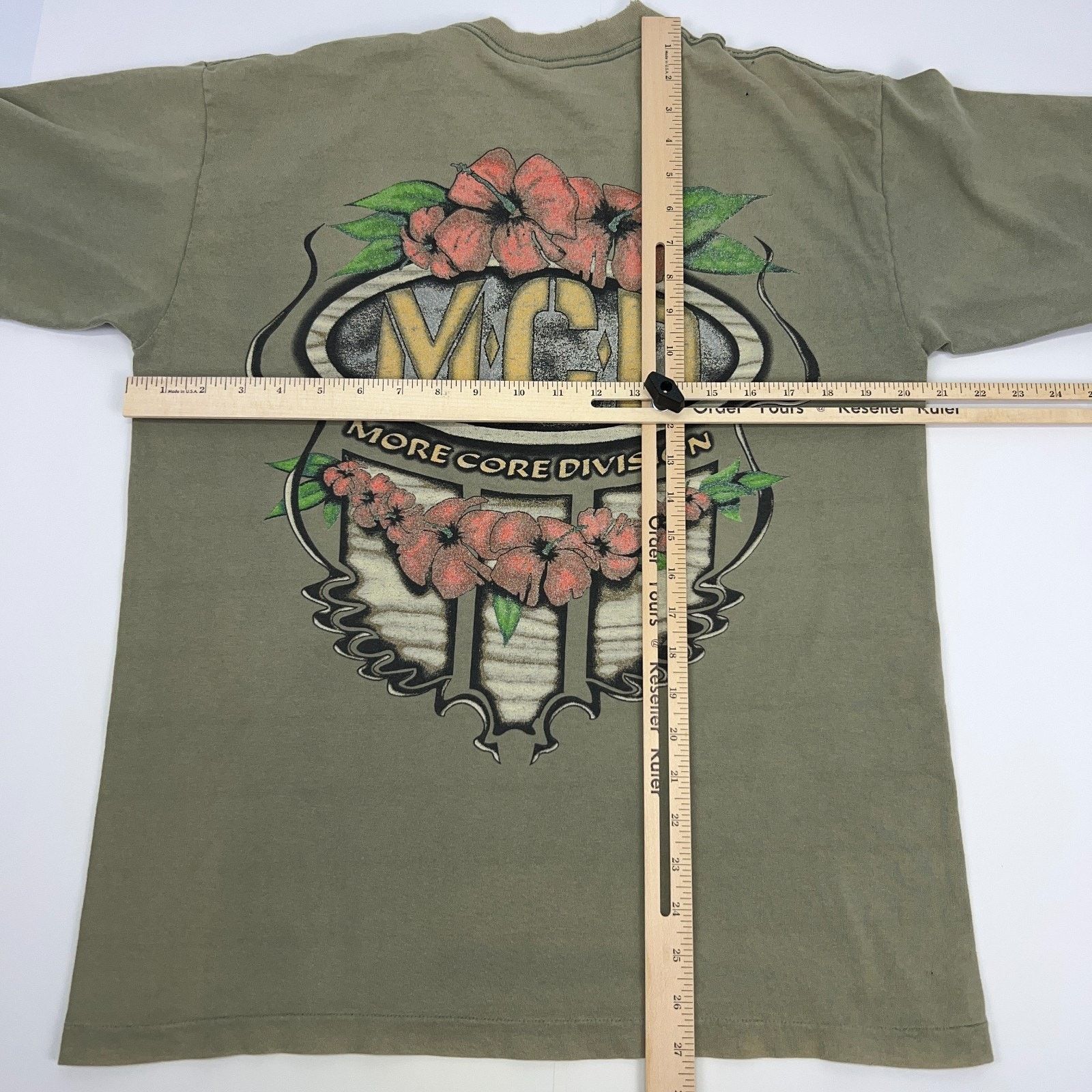 Vintage Distressed Vintage More Core Division MCD T Shirt Green M Size US M / EU 48-50 / 2 - 16 Thumbnail