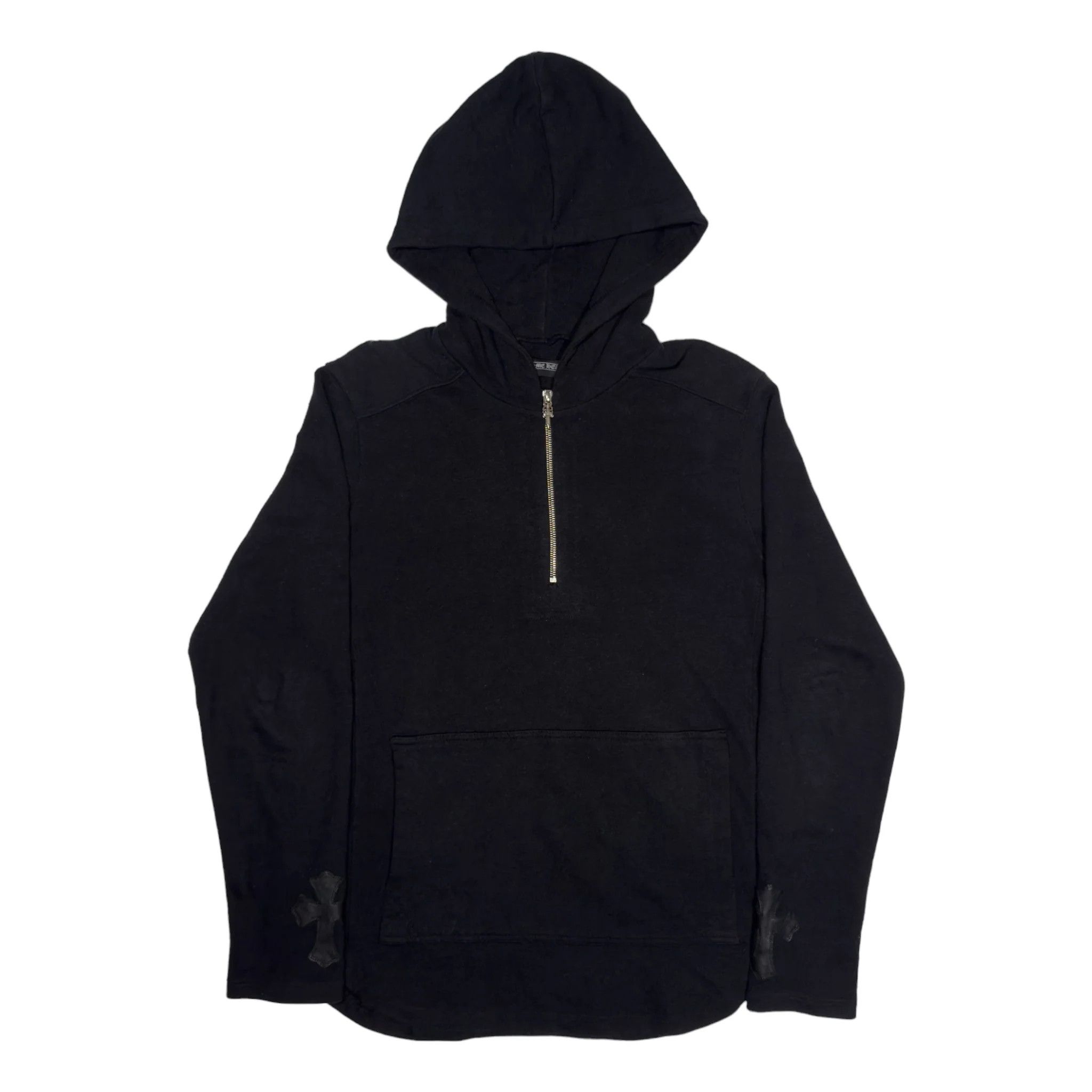 Chrome Hearts Vintage Cross Patch Half-Zip Hoodie Size US M / EU 48-50 / 2 - 1 Thumbnail