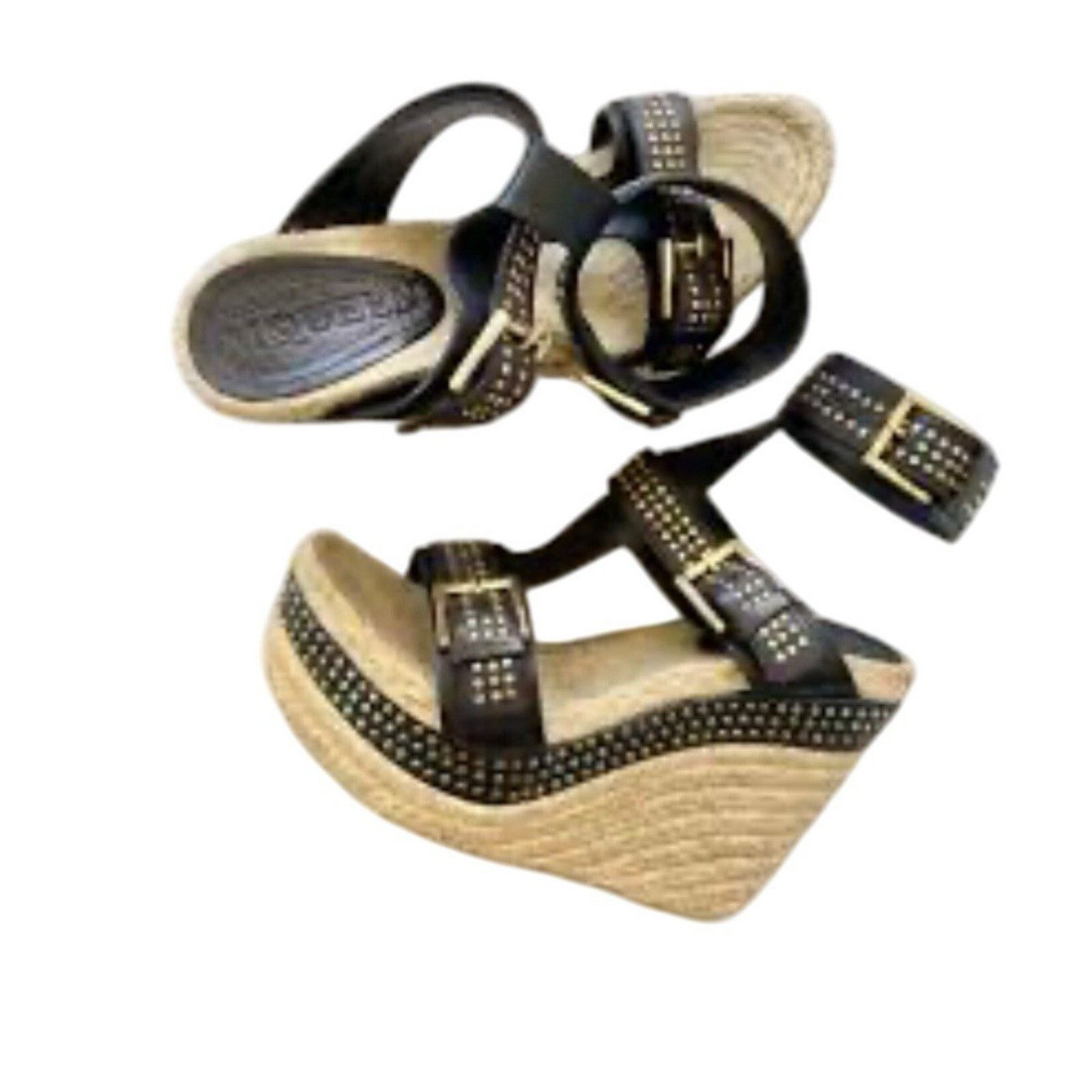 Alexander McQueen ALEXANDER MCQUEEN SANDAL HIGH PLATFORM BLACK LEATHER 37 Size US 7 / IT 37 - 2 Thumbnail
