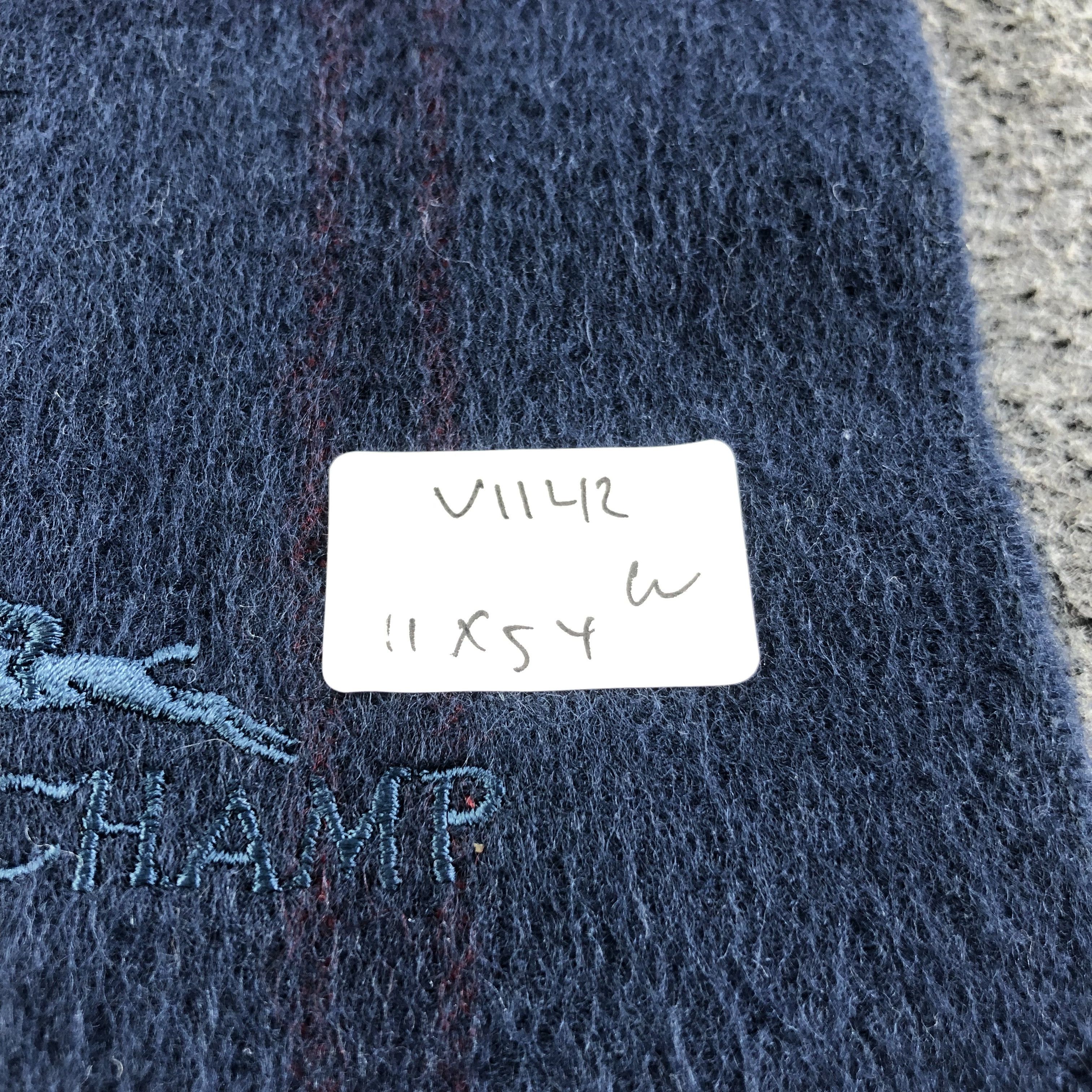 Longchamp Longchamp Wool Scarf Muffler V1142 Size ONE SIZE - 6 Thumbnail