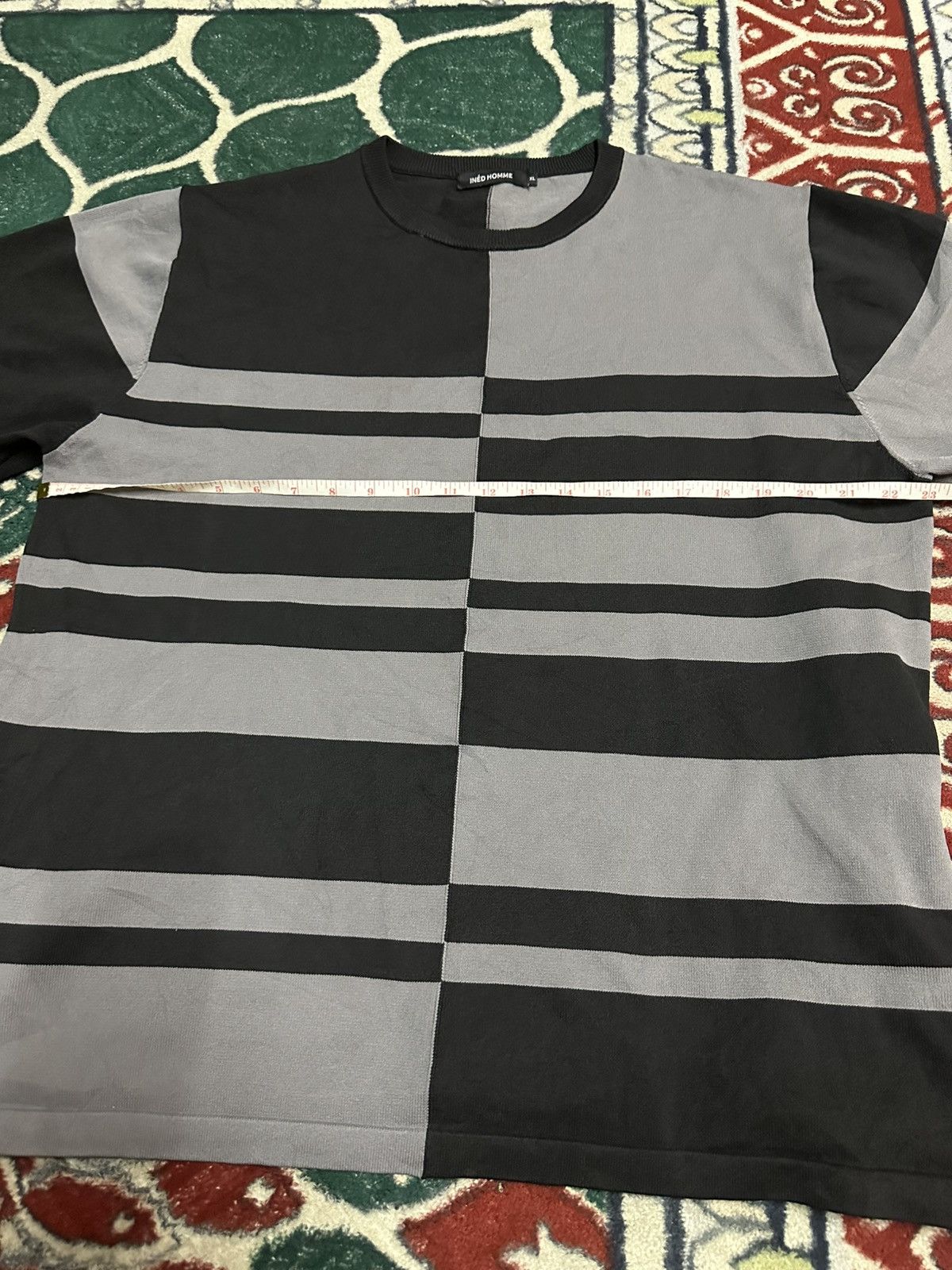 Yohji Yamamoto INÉD Homme Mens By Yohji Yamamoto Block Oversized Tee Size US L / EU 52-54 / 3 - 6 Thumbnail