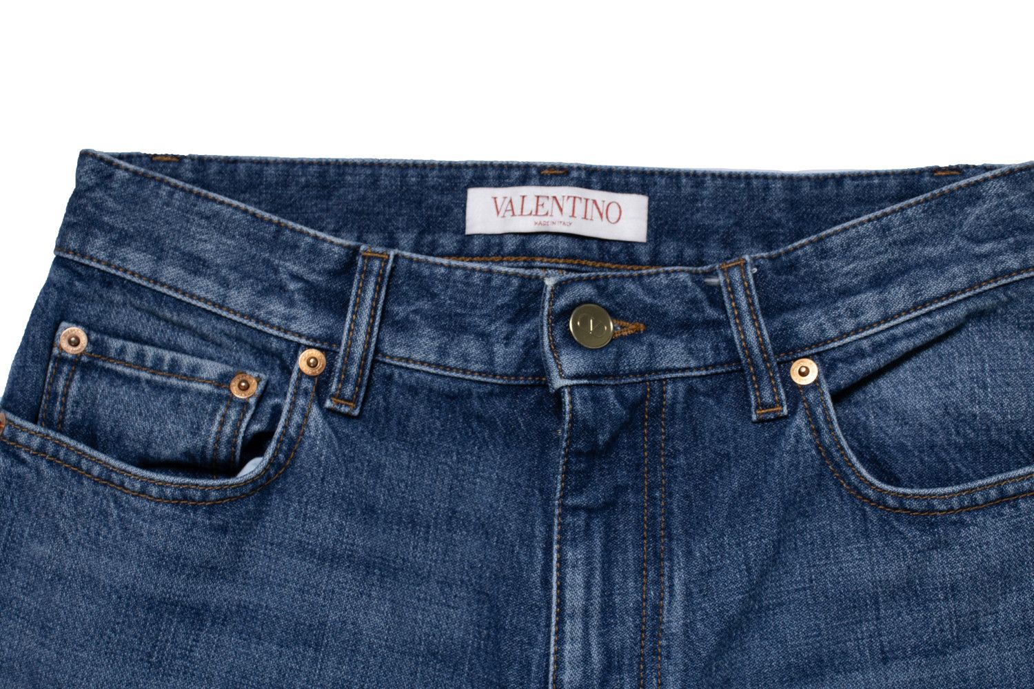 Valentino Valentino Garavani, blue jeans with V pockets Size 26" / US 2 / IT 38 - 8 Thumbnail