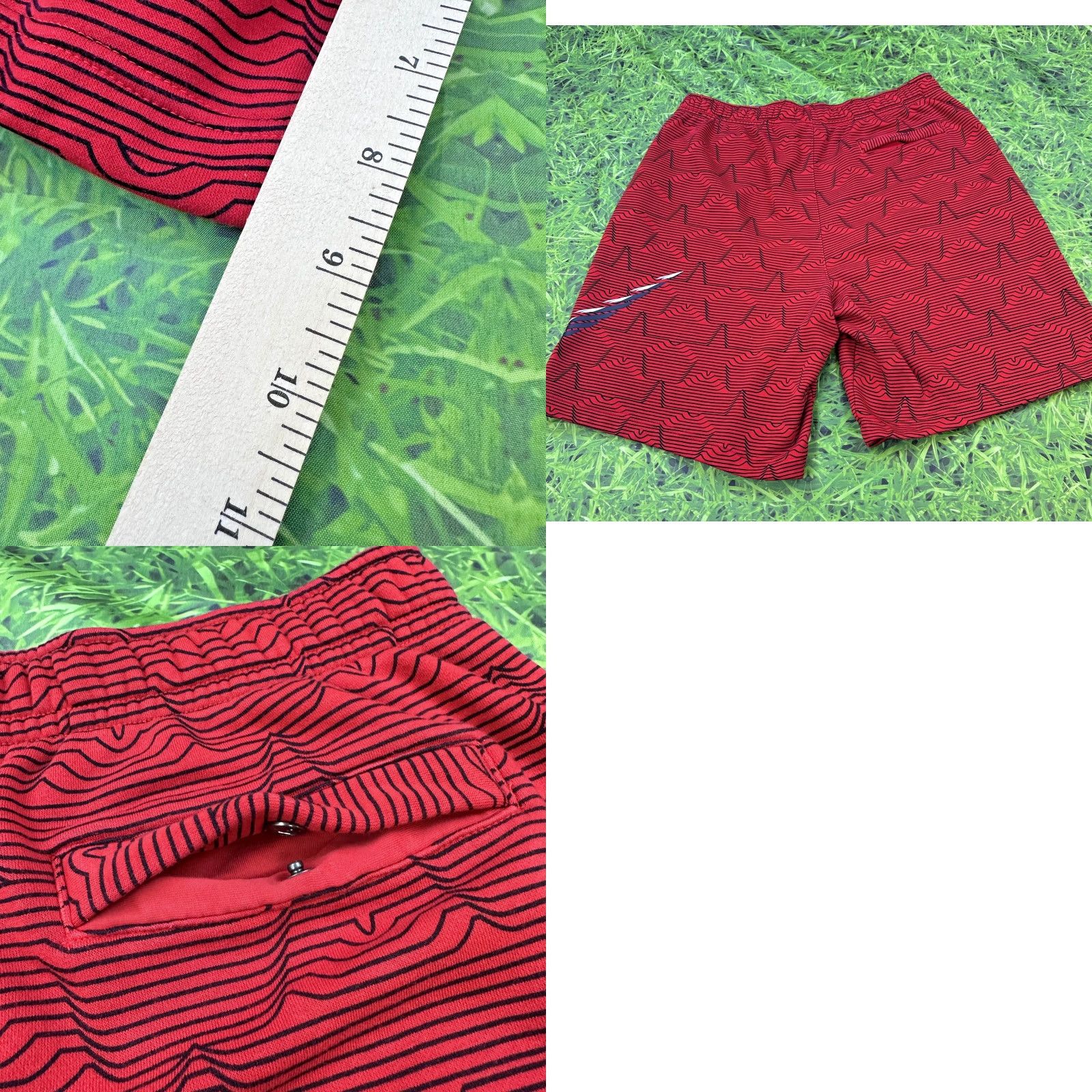 Nike Nike USA Basketball Mens 2XL Red White Blue Star Pattern Shorts Swoosh Sports Size US 39 - 9 Thumbnail