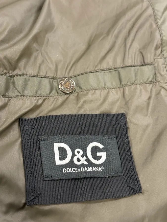 Dolce & Gabbana 2000s Dolce & Gabbana Khaki Nylon Cargo Bomber Jacket Size US S / EU 44-46 / 1 - 9 Thumbnail