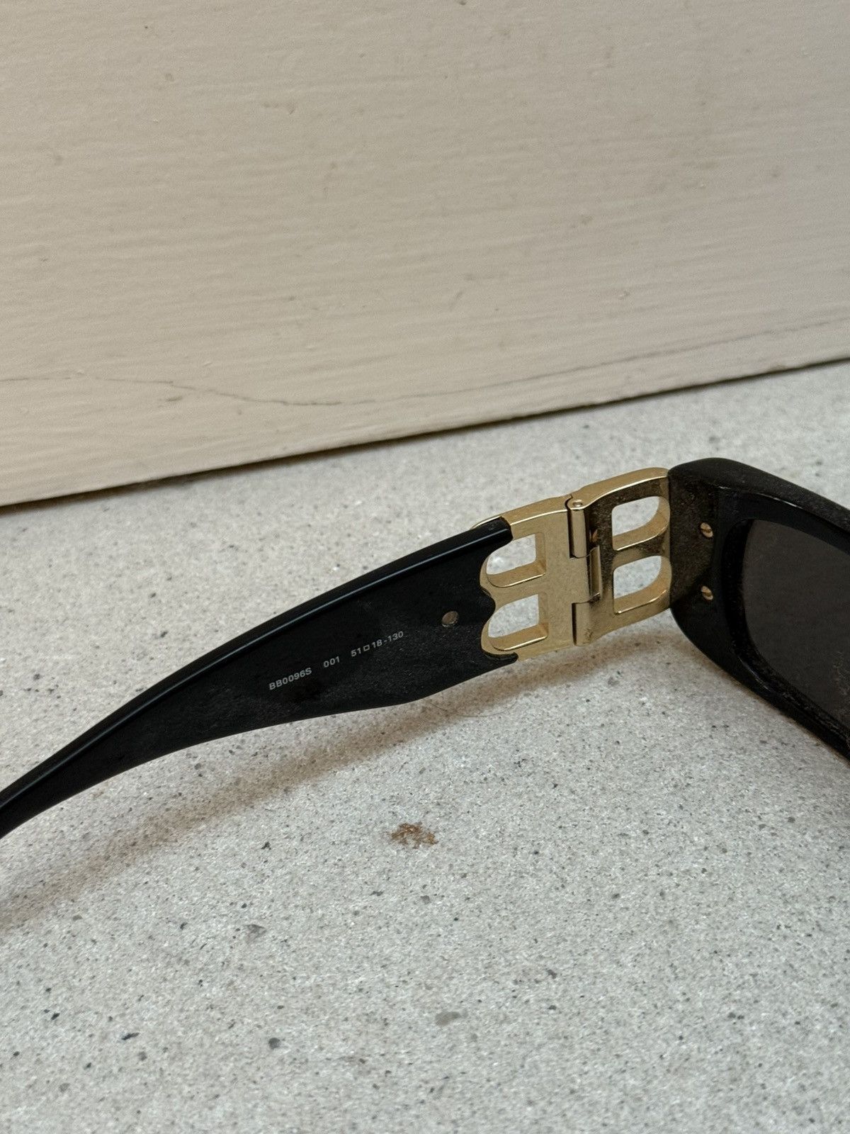 Balenciaga Balenciaga Dynasty Rectangle Sunglasses Size ONE SIZE - 6 Thumbnail