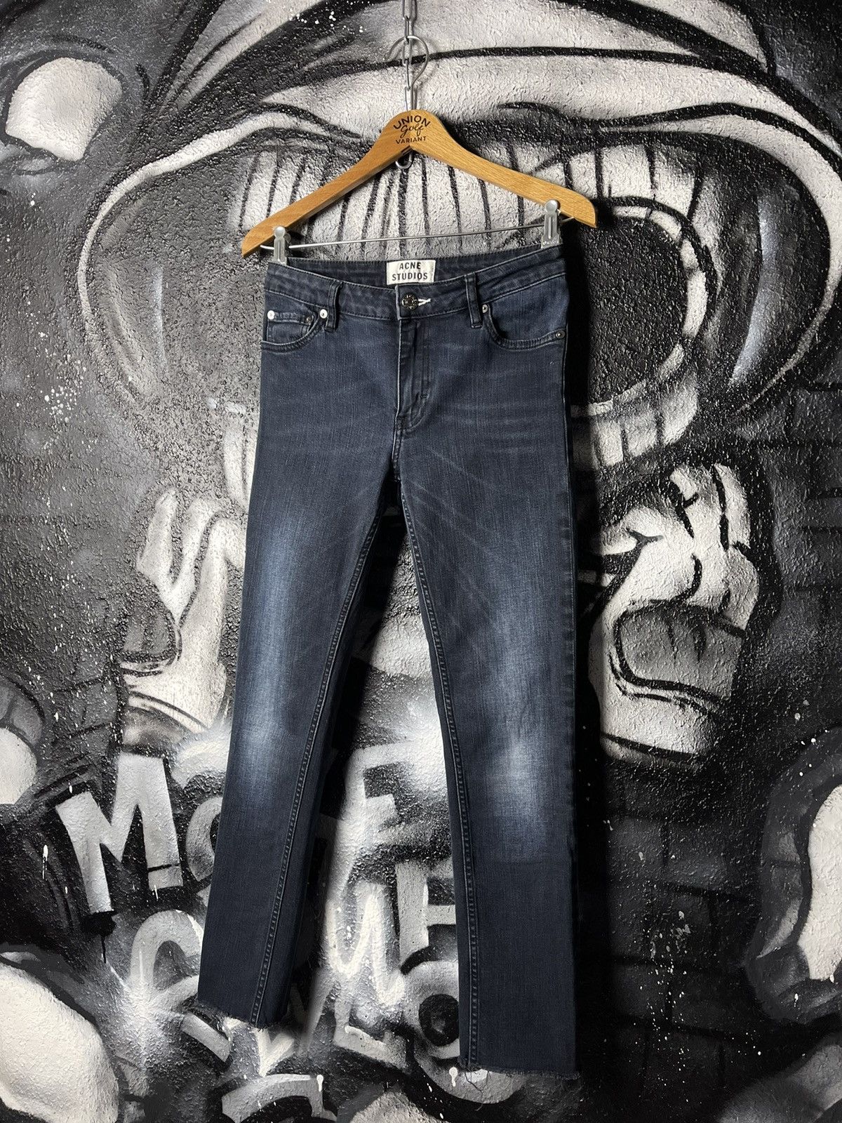 Acne Studios Acne Studios Cropped Distressed Slim Jeans Woman’s Size 26" / US 2 / IT 38 - 1 Thumbnail