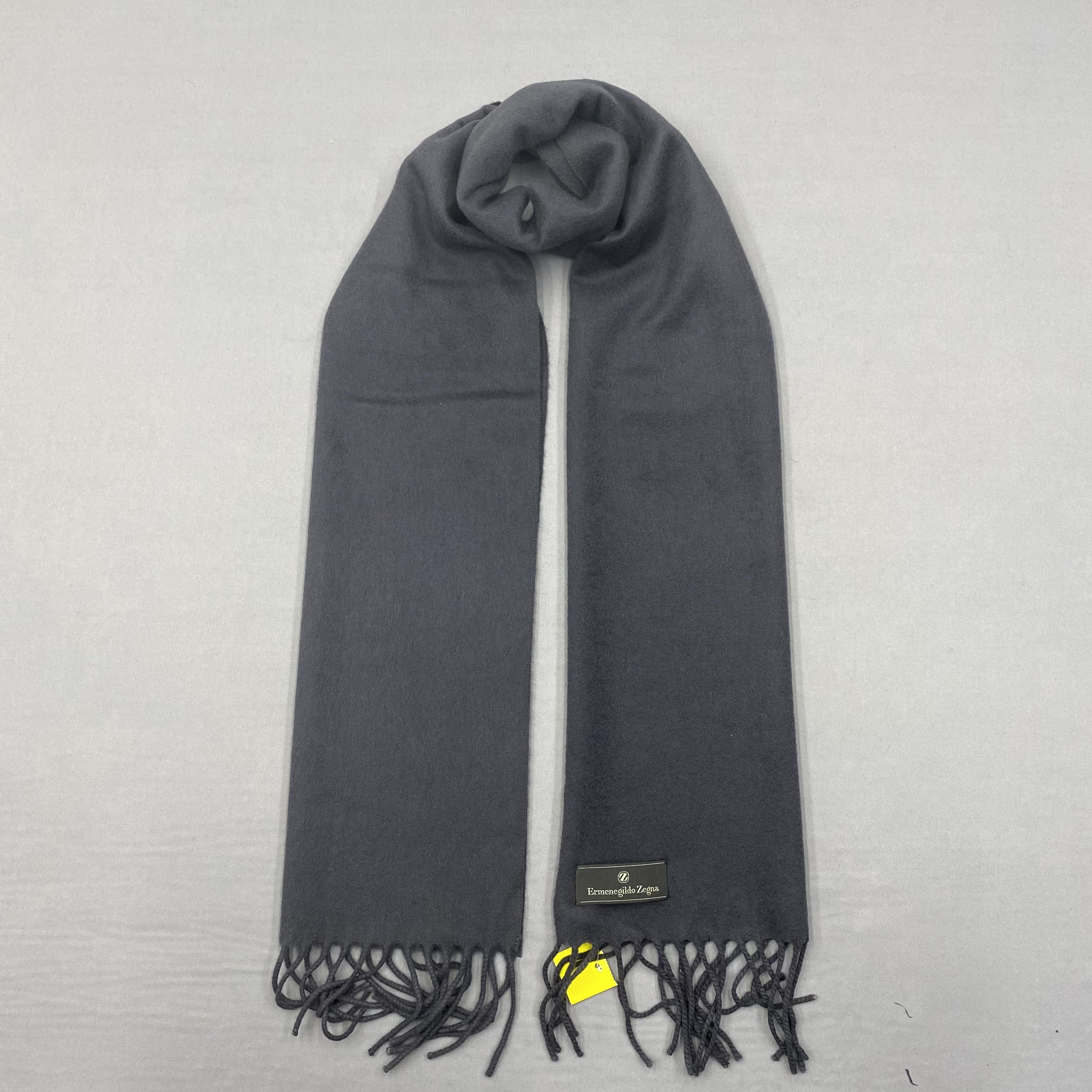 Ermenegildo Zegna Vintage Ermenegildo Zegna Scarf Wool Cashmere Scarves Size ONE SIZE - 1 Thumbnail
