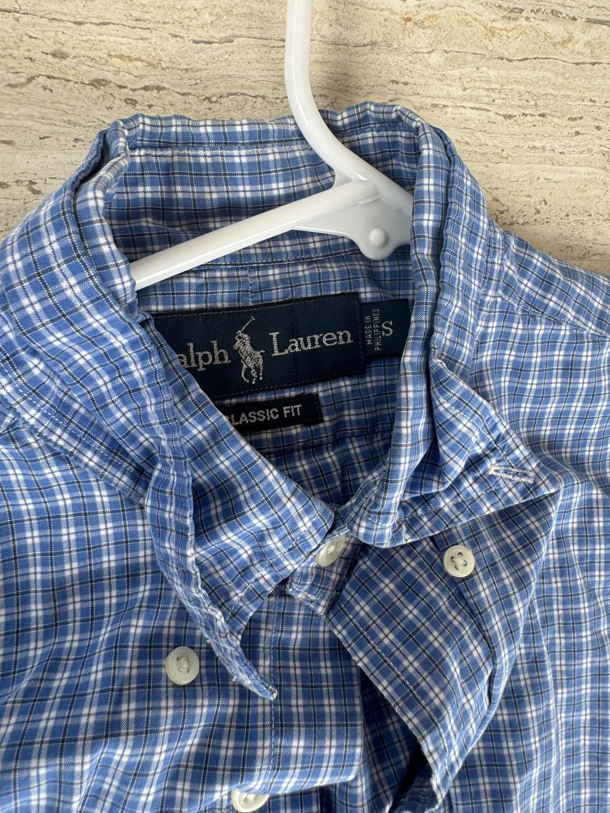 Polo Ralph Lauren Blue button up polo Size US S / EU 44-46 / 1 - 2 Thumbnail