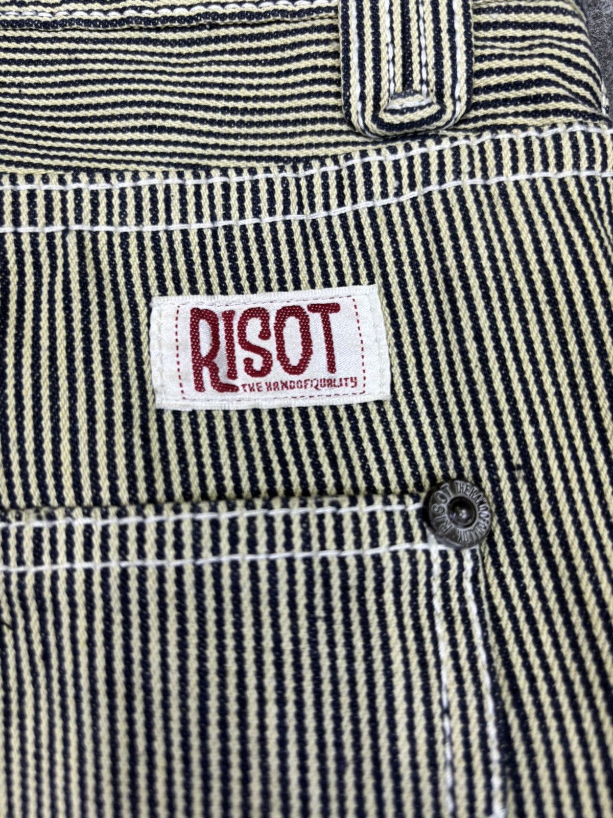 Seditionaries 💥Flare💥Risot Hickory Boro Distressed Multipocket Pant F719 Size US 31 - 22 Thumbnail