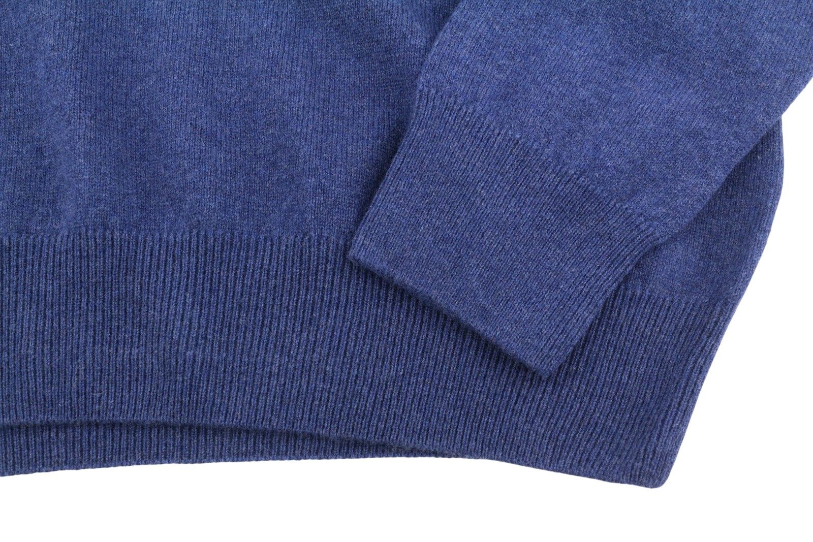 Ralph Lauren NAVY S Wool Tight Knit Half Zip Pullover 86948 Size US S / EU 44-46 / 1 - 6 Thumbnail