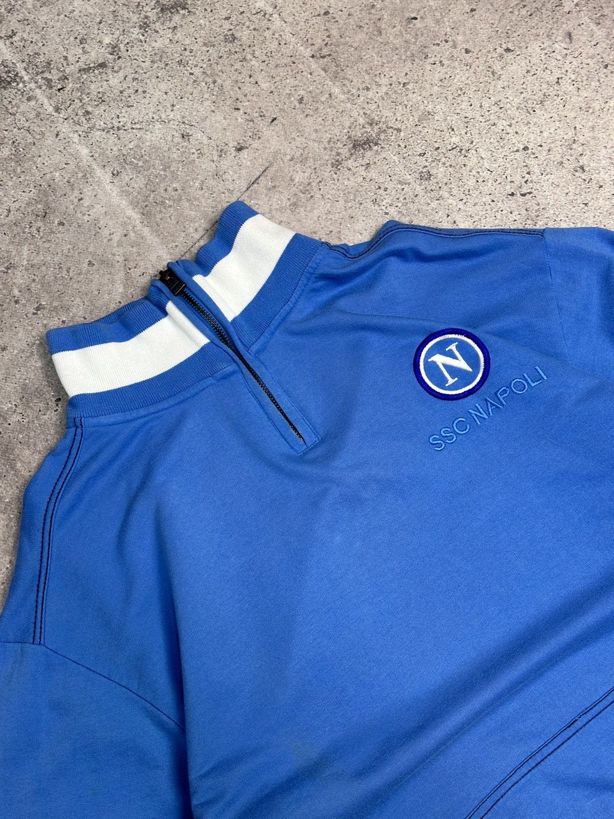 Nike SSC Napoli vintage football sweatshirt retro Italia 00s Size US L / EU 52-54 / 3 - 3 Thumbnail