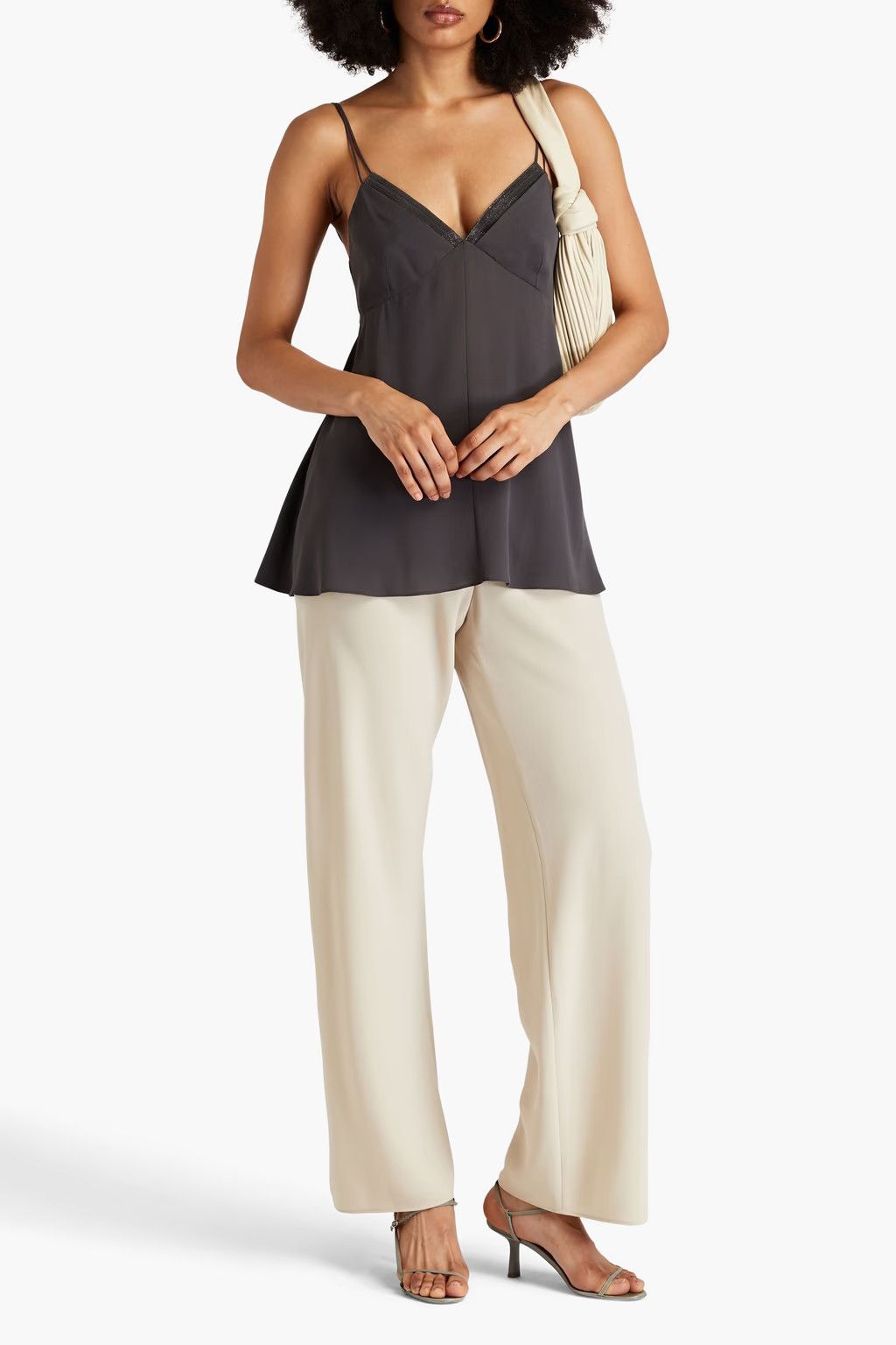 Brunello Cucinelli o1y0825 Camis in Black Size XXL / US 16-18 / IT 52-54 - 2 Thumbnail