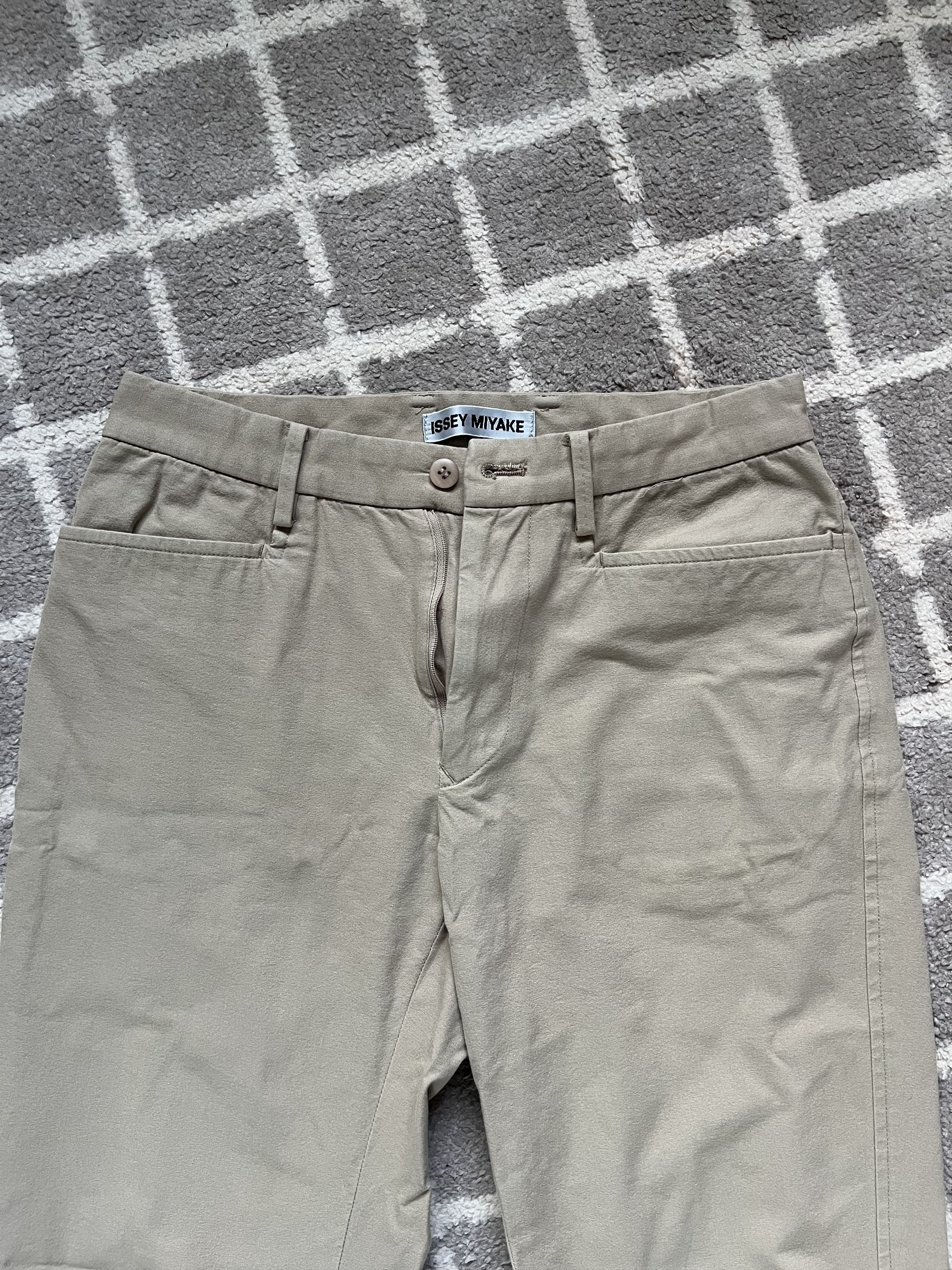 Issey Miyake Issey Miyake - Cargo Pants - Beige- Size 26 x 28 Size US 26 / EU 42 - 5 Thumbnail