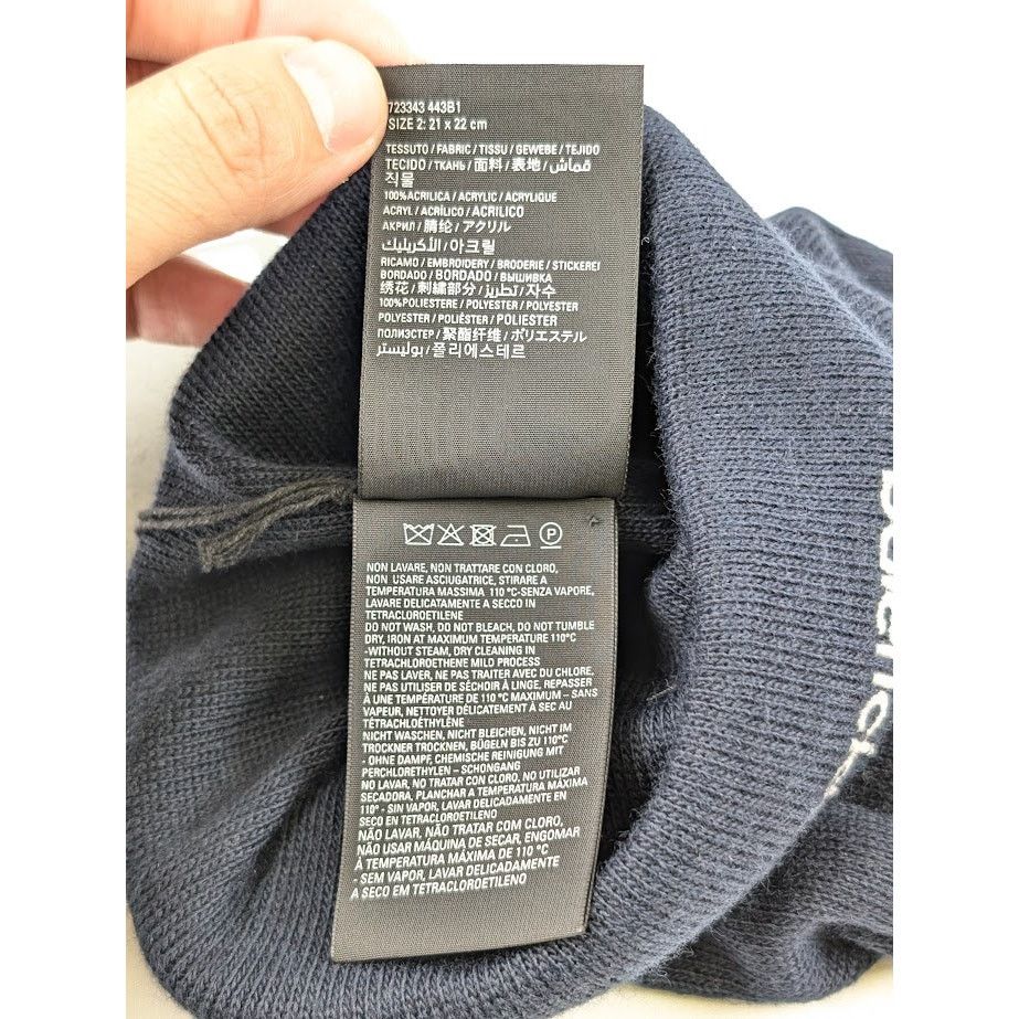 Balenciaga o1rshd1 Q:6 / Size: 2 / Sports Icon Beanie in Navy Size ONE SIZE - 6 Thumbnail