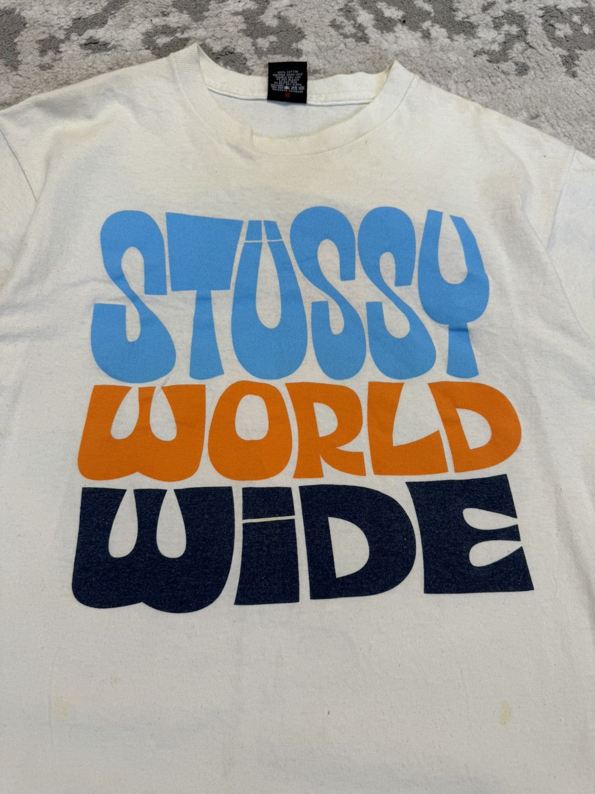 Stussy × Vintage Vintage Stussy Gear World Tribe Skull Tee Size US M / EU 48-50 / 2 - 10 Thumbnail