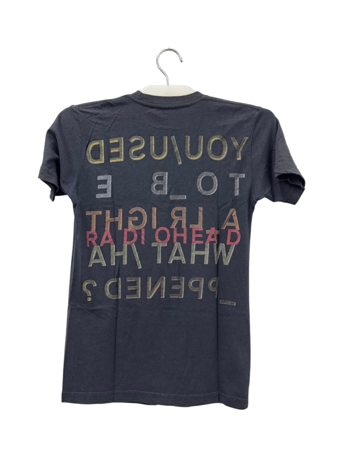 Band Tees IN RAINBOW RADIOHEAD EXTRA SMALL AOP 15 STEP SONG LYRIC TEE Size US XXS / EU 40 - 2 Thumbnail