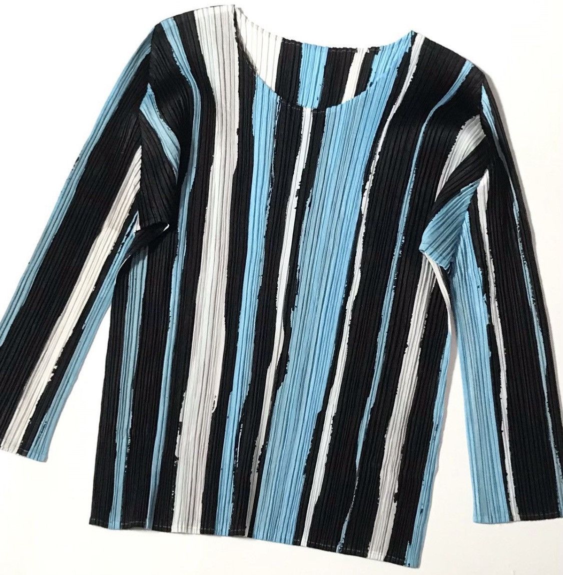 Pleats Please Issey Miyake issey miyake pleats please painted stripes longsleeve Size S / US 4 / IT 40 - 4 Thumbnail