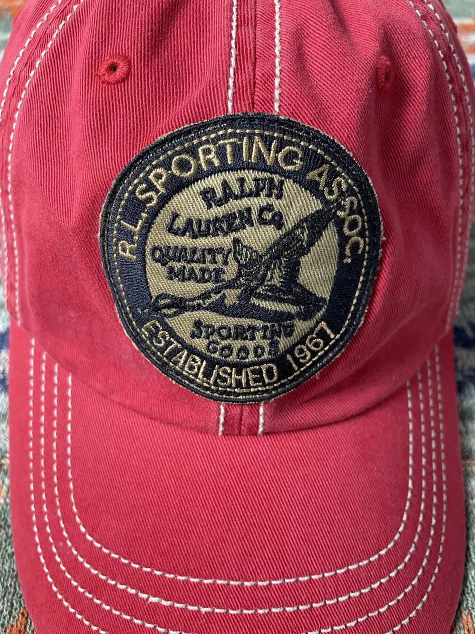 Polo Ralph Lauren Polo Ralph Lauren Rare Leather Baseball Hat cap Size ONE SIZE - 3 Thumbnail