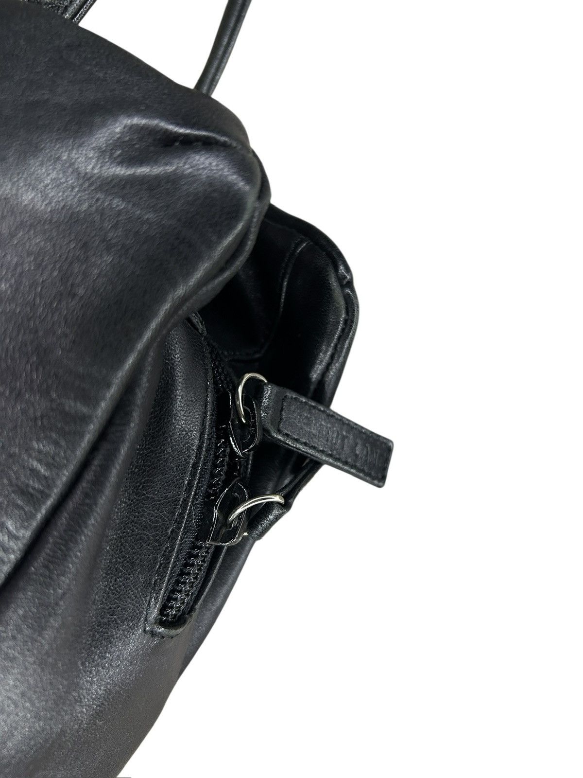 Helmut Lang 90s Leather Handbag Size ONE SIZE - 8 Thumbnail