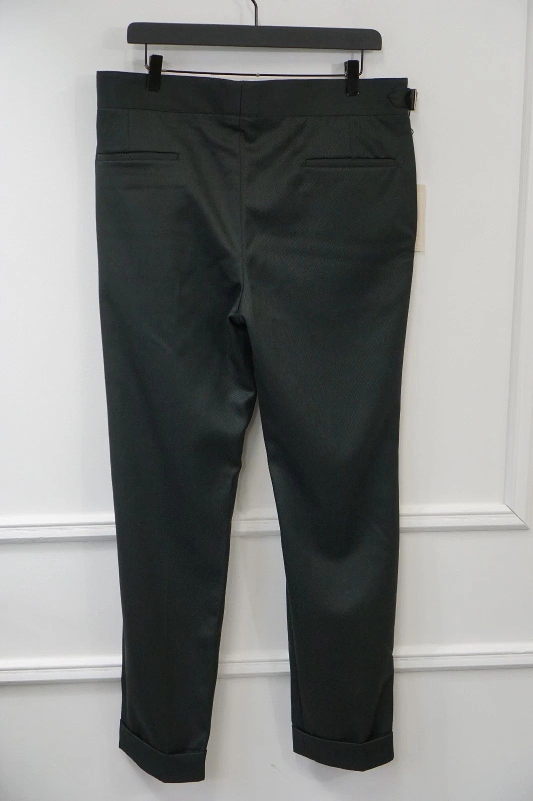 Suitsupply Men Suitsupply Pants Green Felini Pure Wool Size UK/US40 Size 40R - 2 Thumbnail