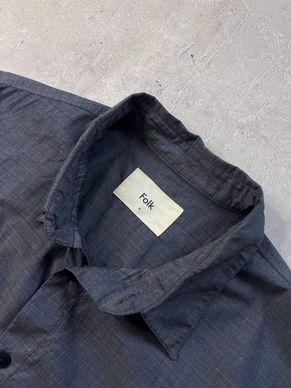Folk × Japanese Brand Folk Men’s Designer Shirt Classic / Luxury Size US L / EU 52-54 / 3 - 3 Thumbnail