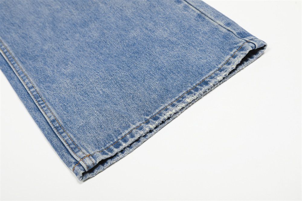 Vintage American men's vintage ripped distressed jeans Size US 32 / EU 48 - 6 Thumbnail