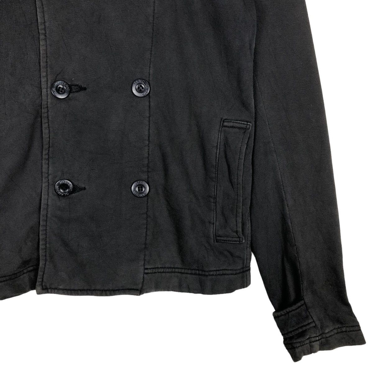 HYSTERIC GLAMOUR WOOL DOUBLE RIDER COAT