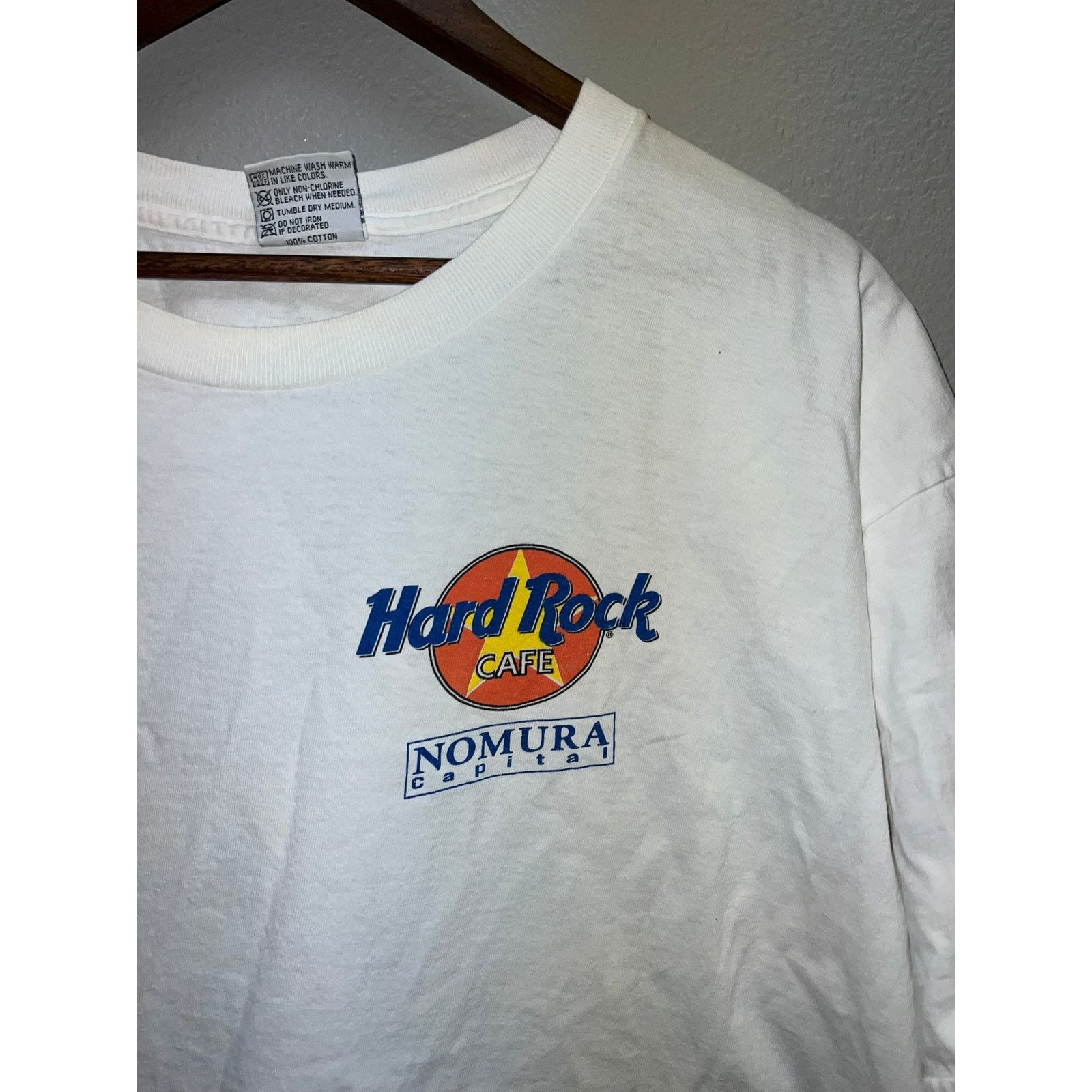 Hard Rock Cafe Vintage Hard Rock Cafe Shirt Nomura Capital X-Large Tee Size US XL / EU 56 / 4 - 3 Thumbnail