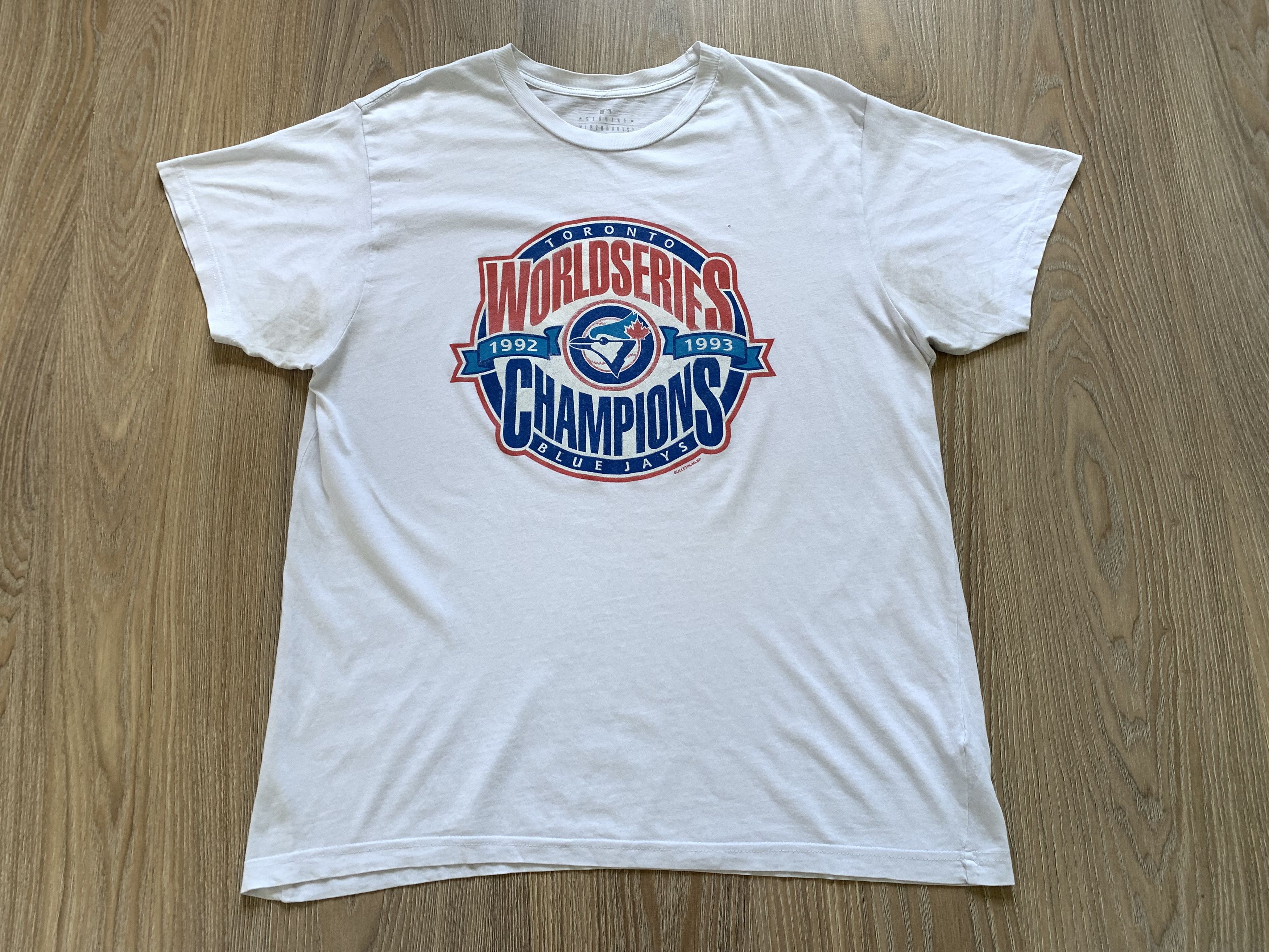 Majestic Toronto Blue Jays Back To Back White Cotton T-Shirt Size US L / EU 52-54 / 3 - 2 Thumbnail