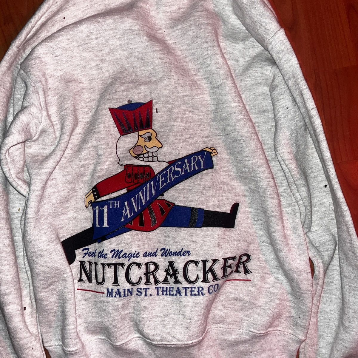 Vintage Vintage Grey Nutcracker Hoodie Y2K Lee Size L Size US L / EU 52-54 / 3 - 6 Thumbnail