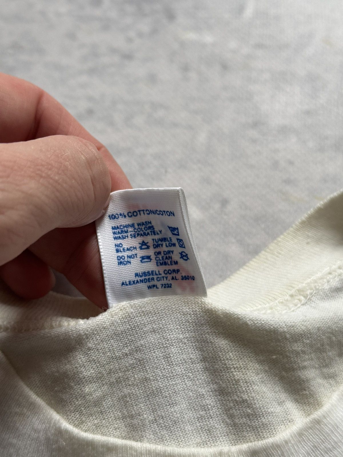 Jerzees × Vintage Vintage Jerzees Very rare 80s tee Jim Staynings Tour 88/89 Size US L / EU 52-54 / 3 - 7 Thumbnail
