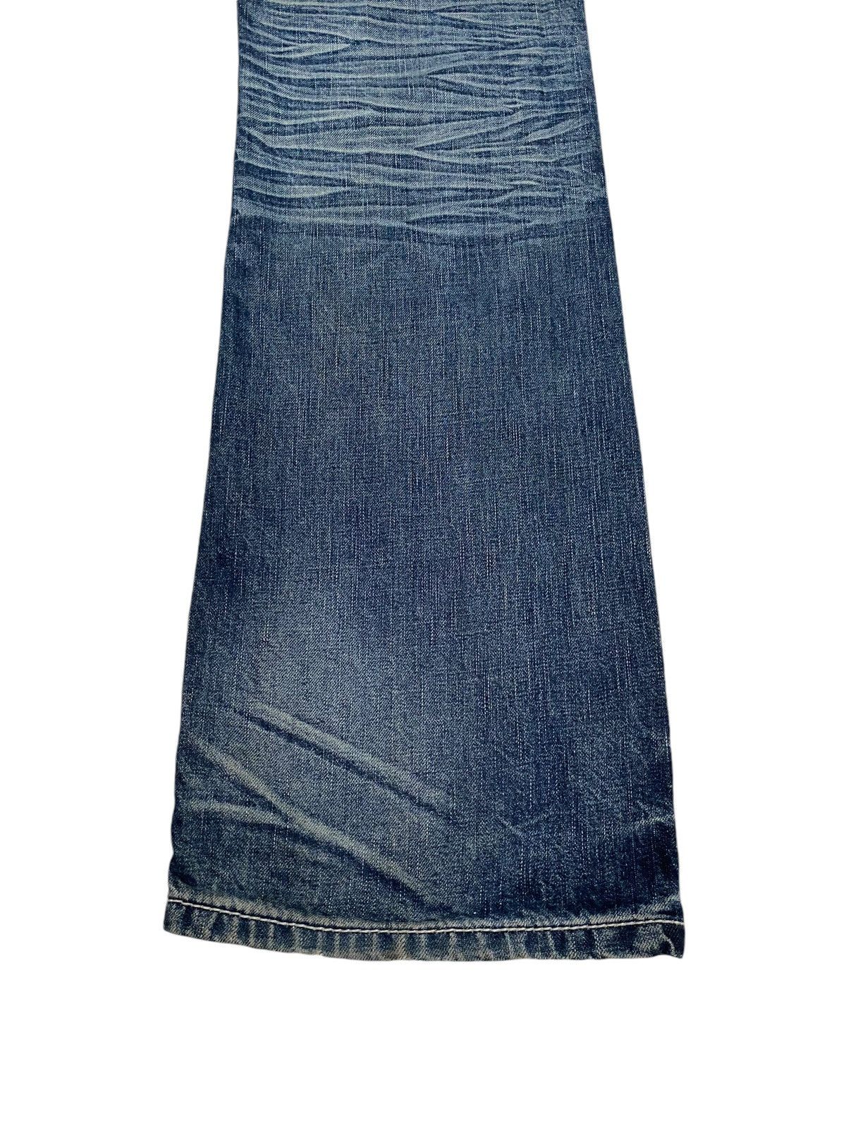 Affliction × If Six Was Nine Rare Vintage Afeliction Black Preminum Flared Jeans 2000s Size US 34 / EU 50 - 8 Thumbnail