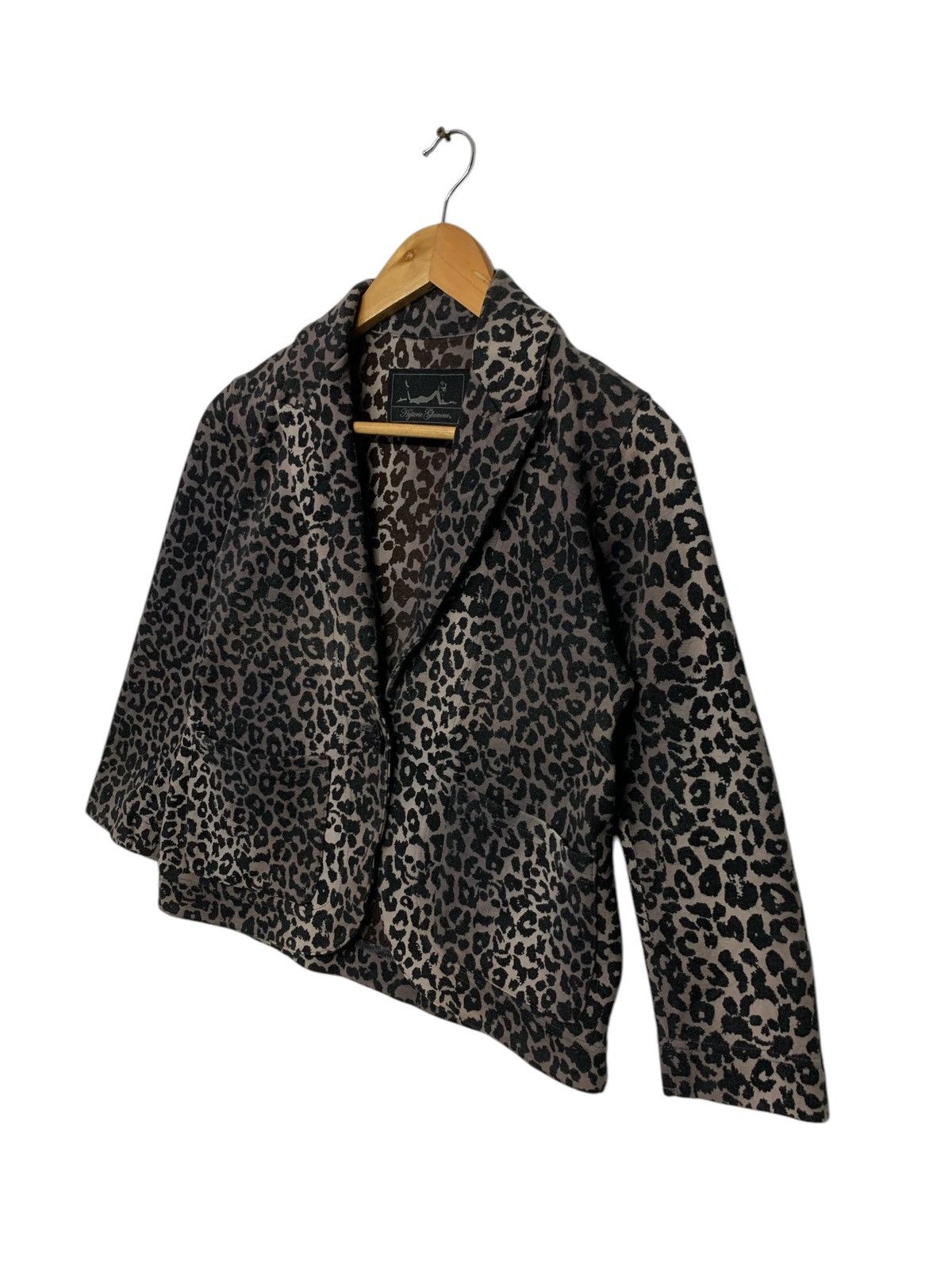 Designer × Hysteric Glamour × Japanese Brand Rare Hysteric Glamour Skull Leopard Cotton Blazer One Button Size S / US 4 / IT 40 - 4 Thumbnail