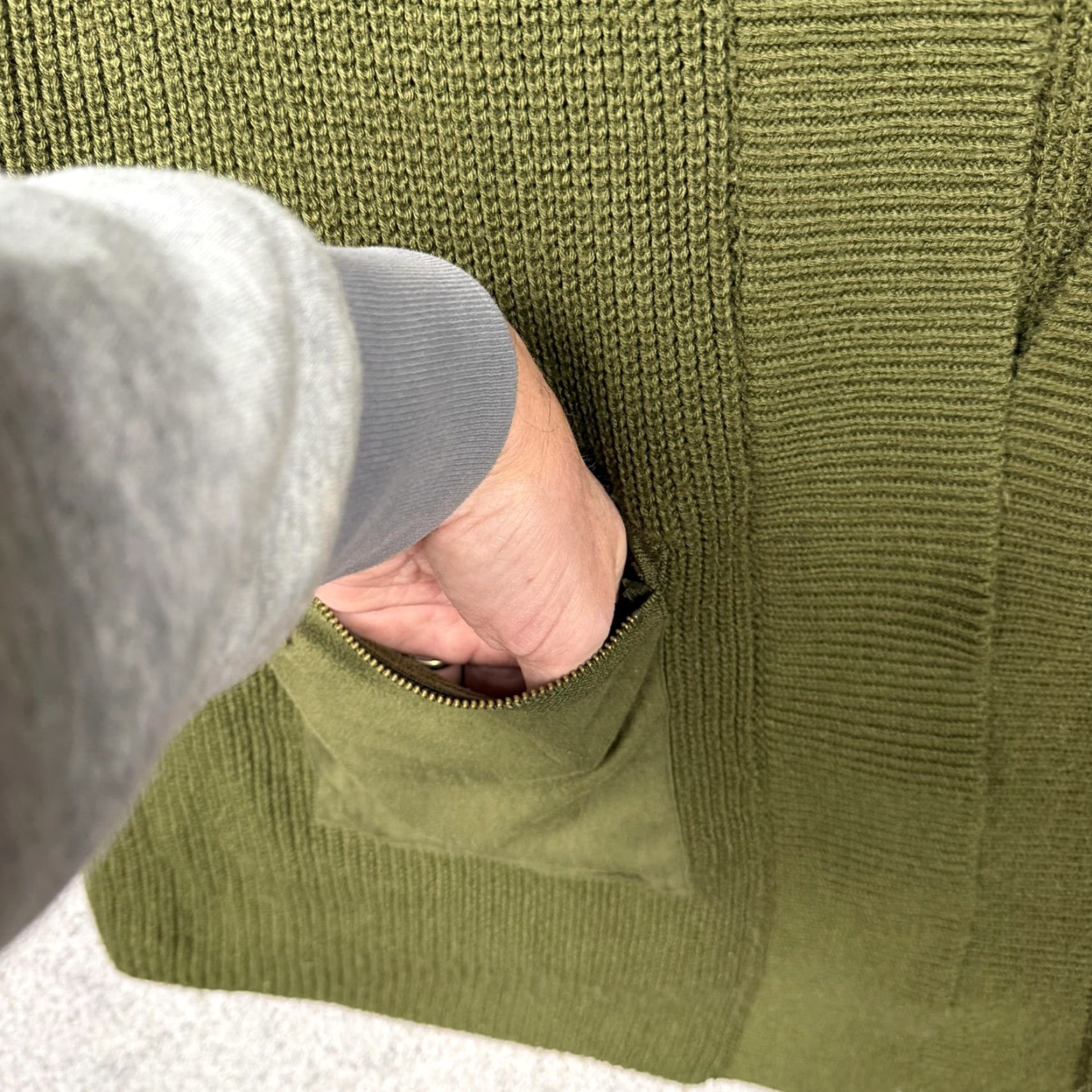 Vintage VINTAGE? No — (skip) CJ Banks Open Front Duster Sweater 1X Pockets Cozy Cabincore Lagenlook Layering Size XL / US 12-14 / IT 48-50 - 7 Thumbnail