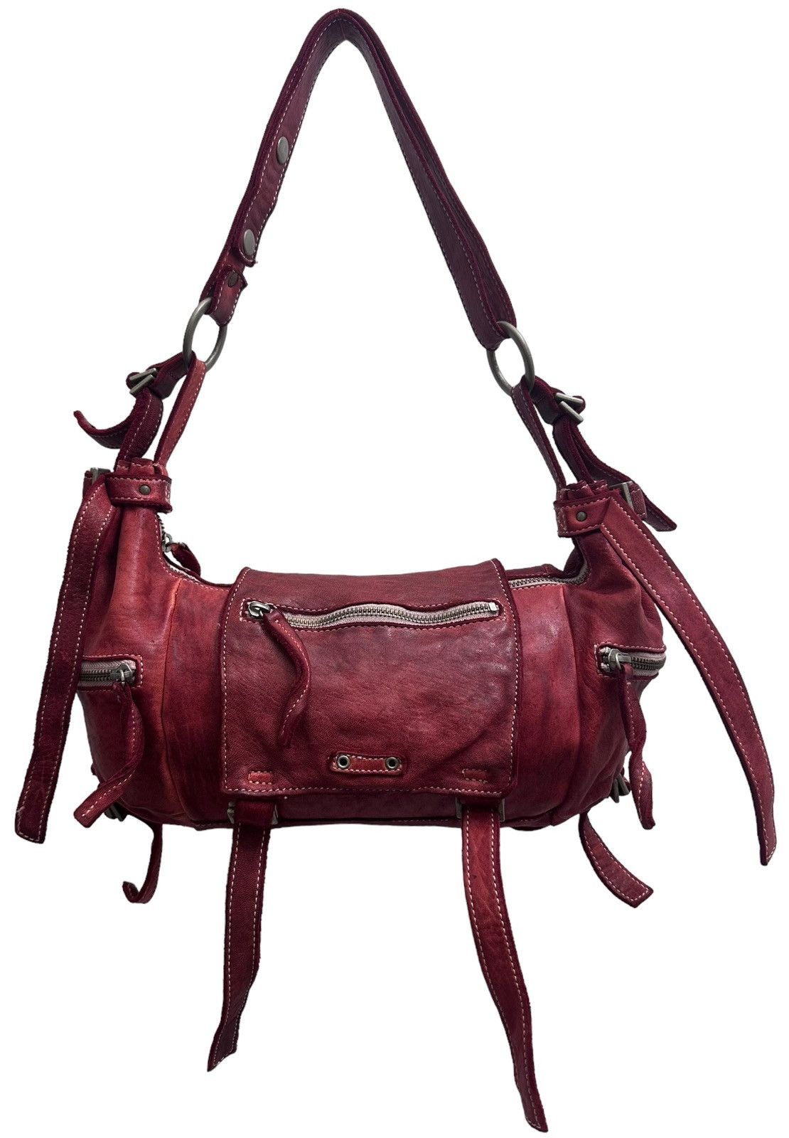 If Six Was Nine RARE ‼️ Bondage Leather Patina Handbag Size ONE SIZE - 1 Thumbnail