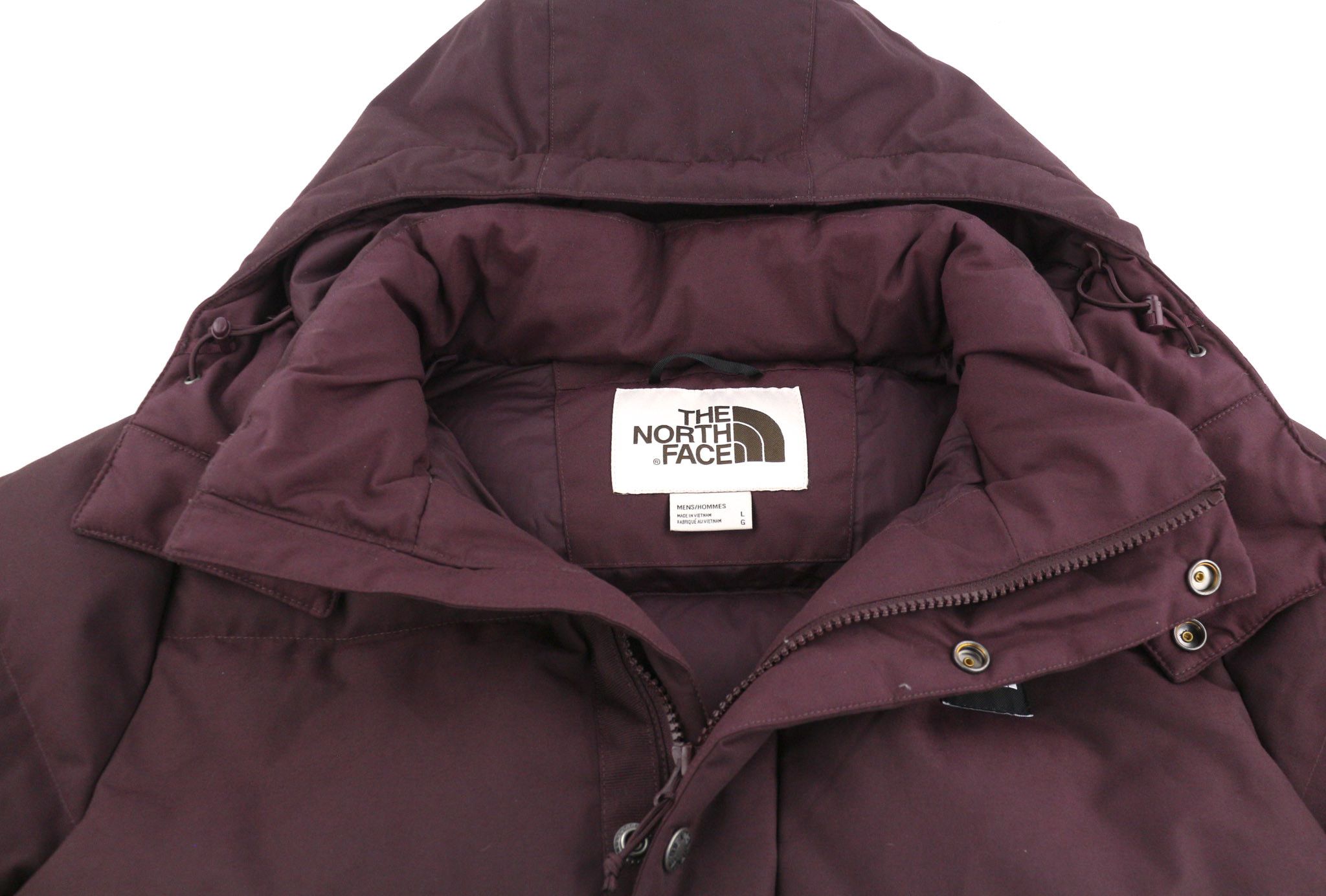 The North Face CANYON L 550 Down Insulated Quilted Burgundy Jacket 82306 Size L / US 10 / IT 46 - 5 Thumbnail