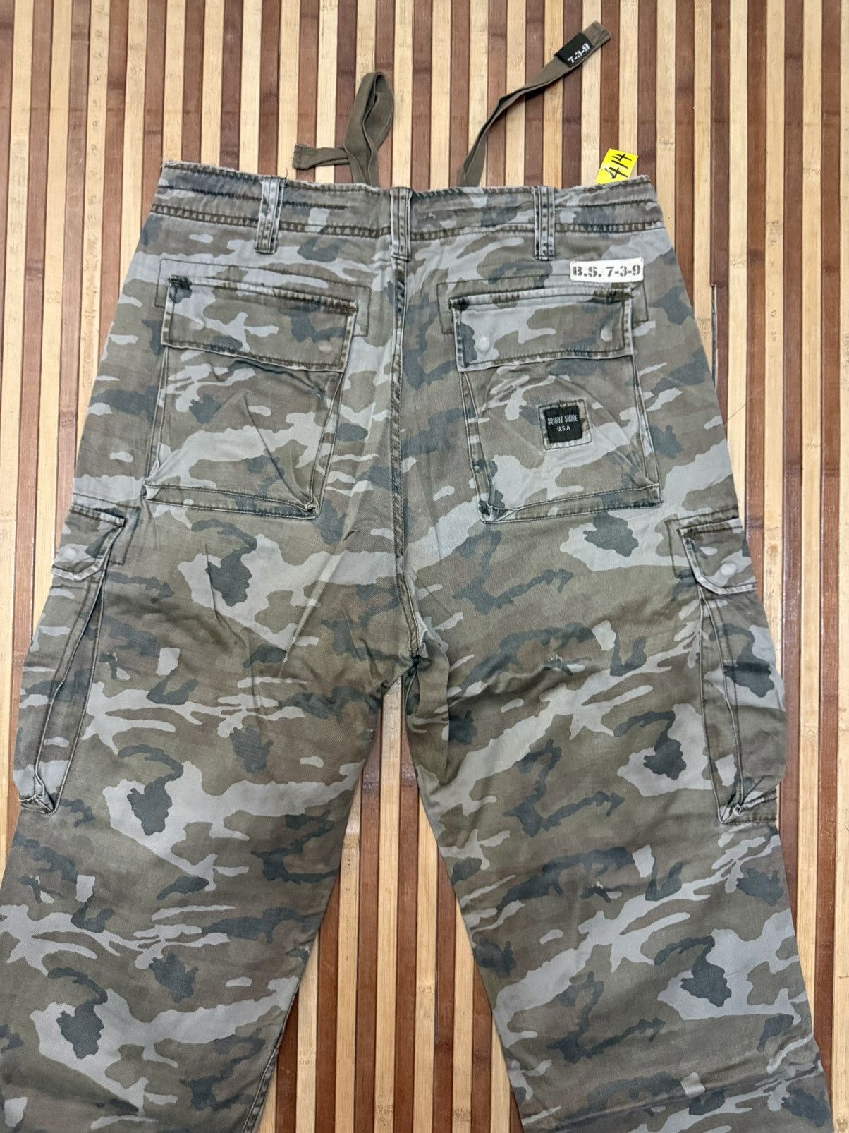 Japanese Brand Vintage B.S 7-3-9 Camouflage Military Outfit Cargo Pants Size US 33 - 7 Thumbnail