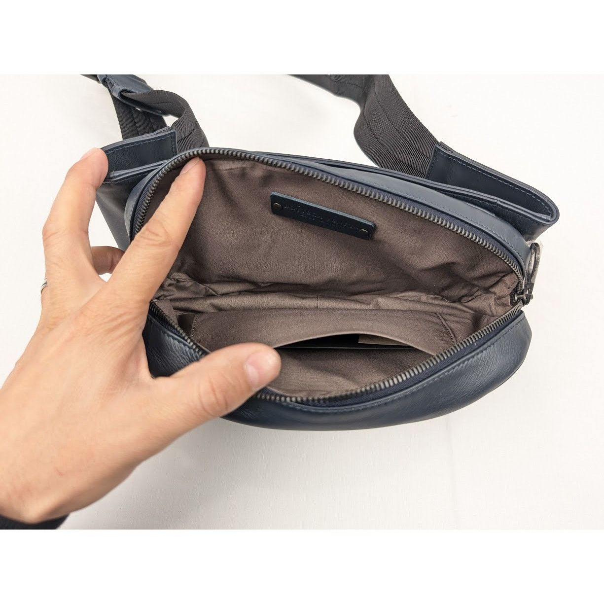 Bottega Veneta o1rshd1 / Intrecciato Ribbon Belt Bag in Dark Blue Size ONE SIZE - 11 Thumbnail