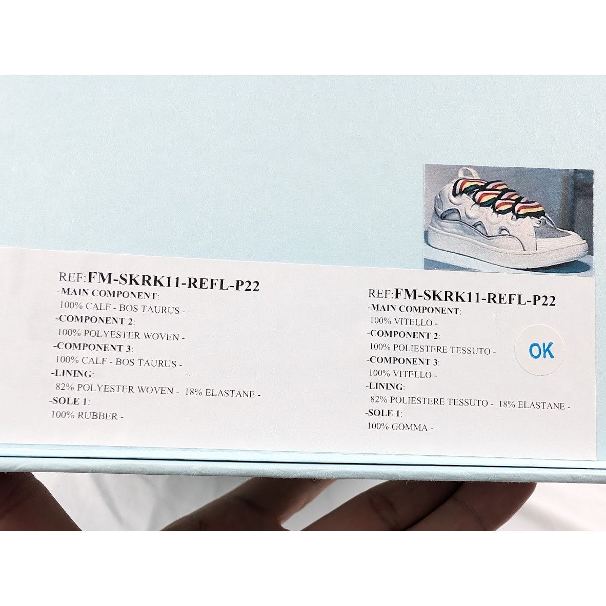Lanvin o1rshd1 Curb Sneakers in White Size US 10 / EU 43 - 24 Thumbnail