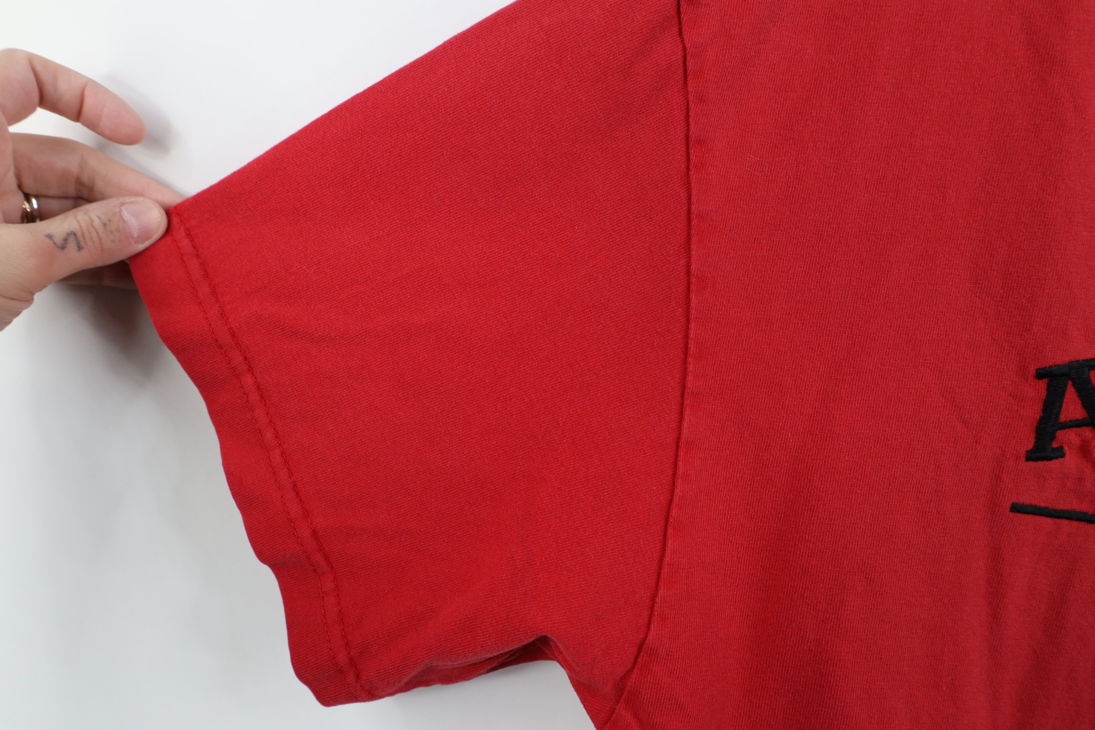 Vintage Vintage 90s Y2K Streetwear Alaska Moose Bear T-Shirt Red Size US L / EU 52-54 / 3 - 7 Thumbnail