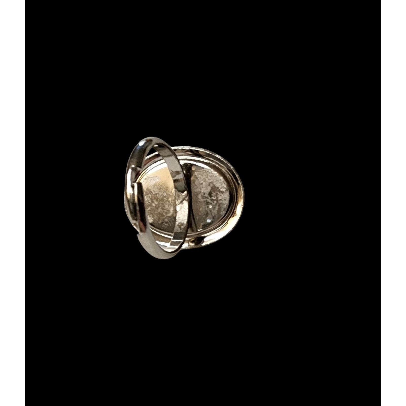The Unbranded Brand Vintage Silvertone size adjustable mood ring size 6 Size ONE SIZE - 5 Thumbnail