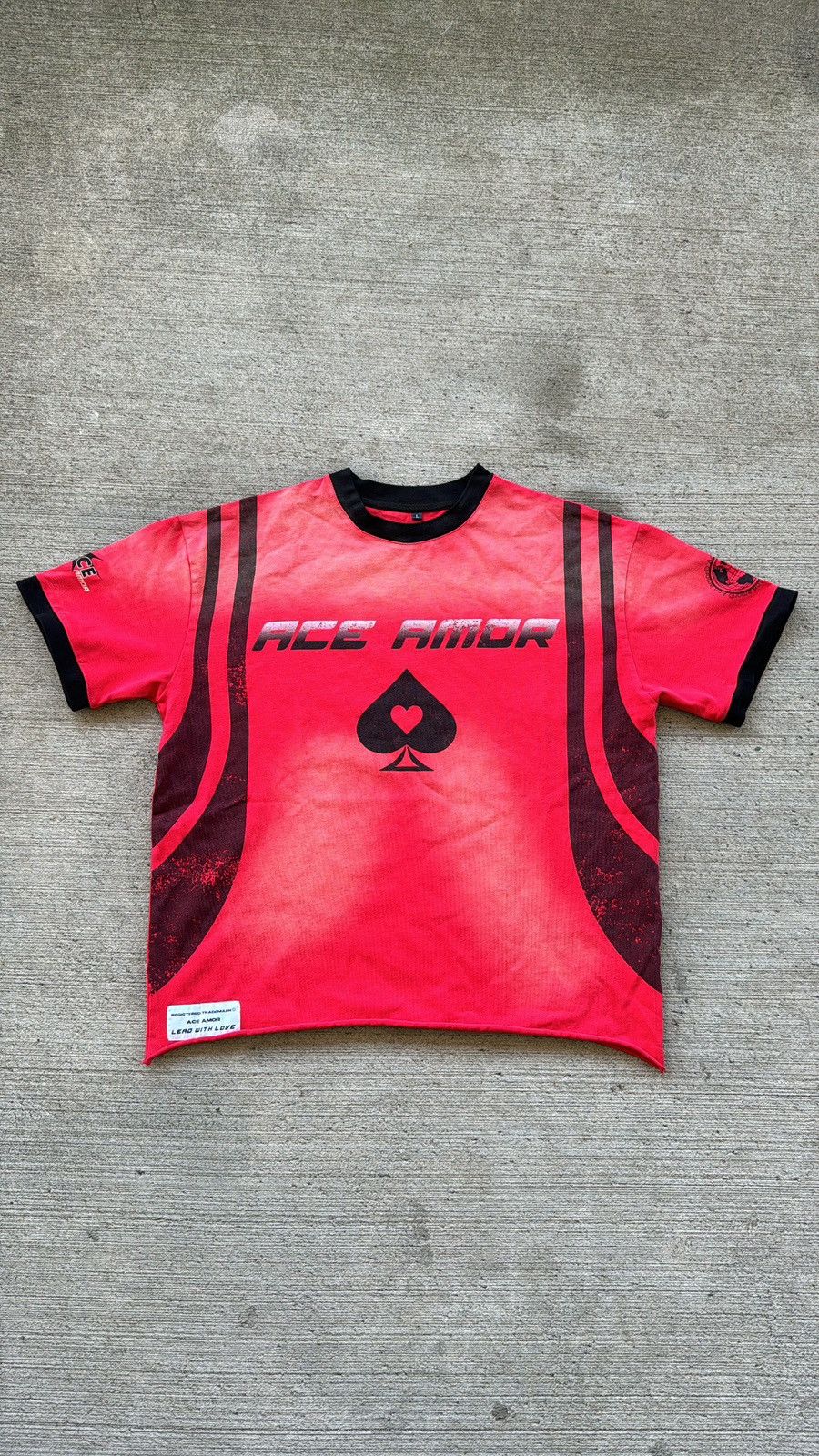 Other Ace Amor Red Tee Size US S / EU 44-46 / 1 - 1 Thumbnail