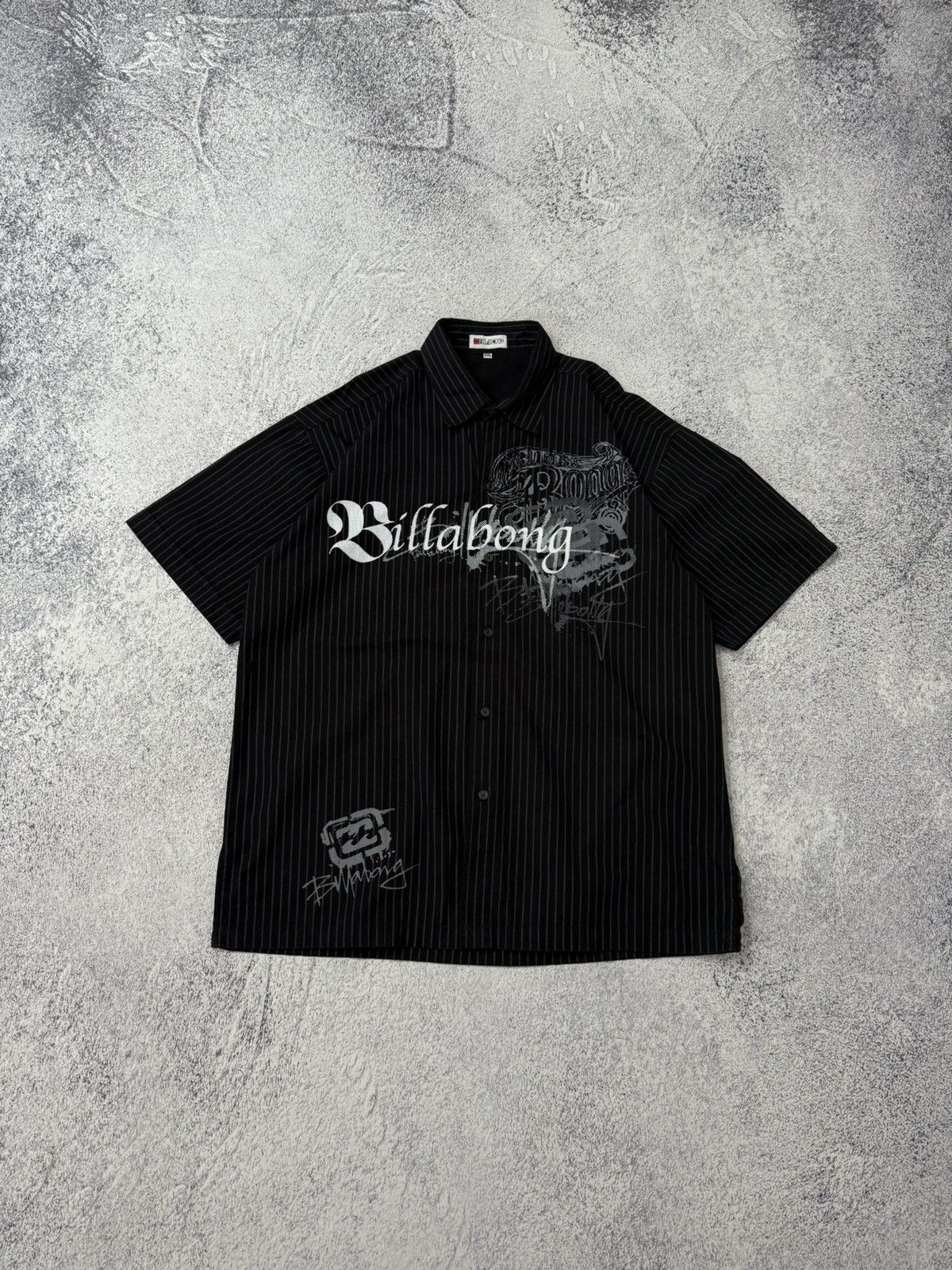 Billabong Vintage Y2K Billabong Short Sleeve Shirt Tatto Tribal Surf Size US XXL / EU 58 / 5 - 1 Thumbnail