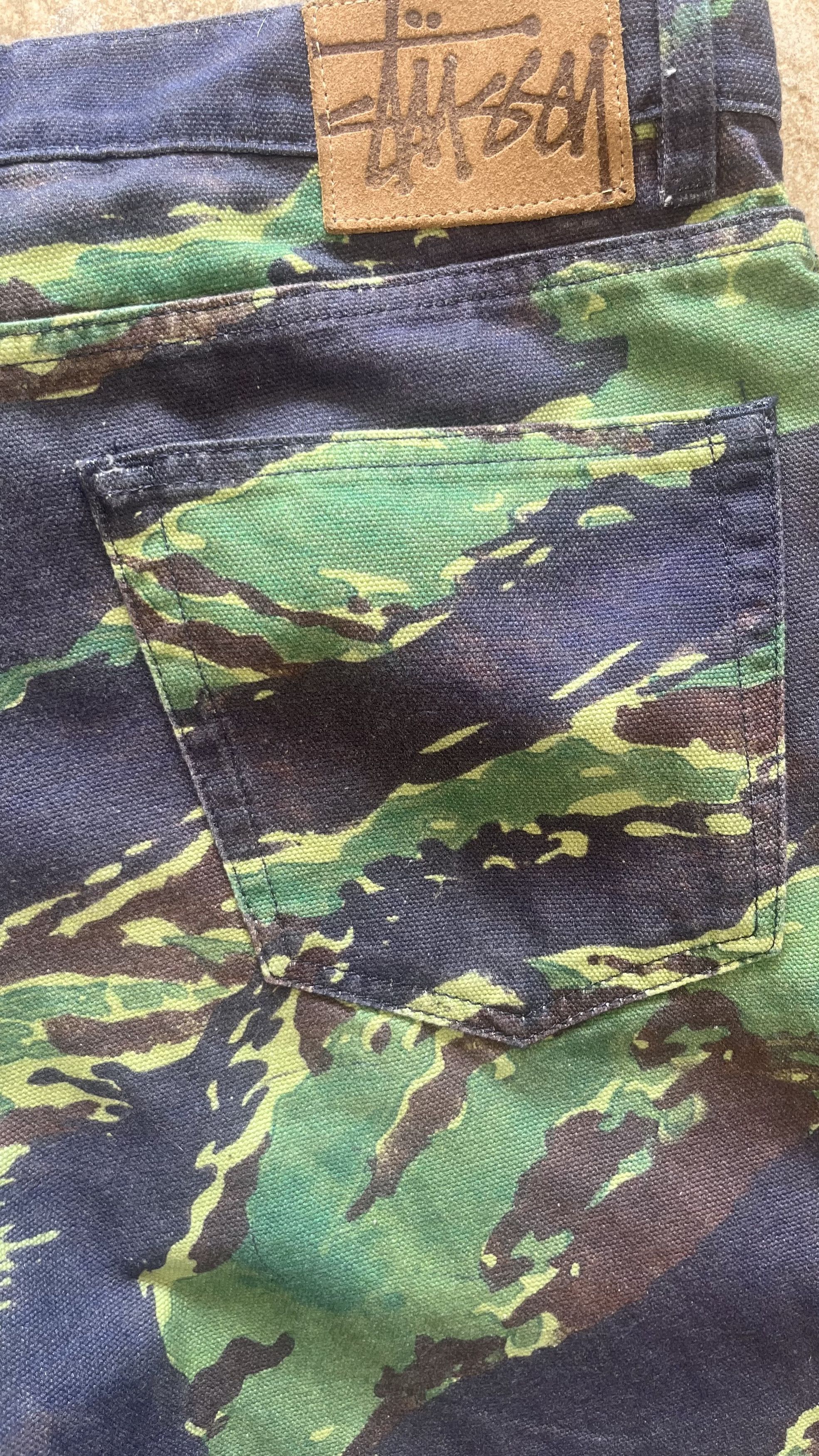 Stussy x Lucien Tigris Canvas Big Ol' Jean 'Black