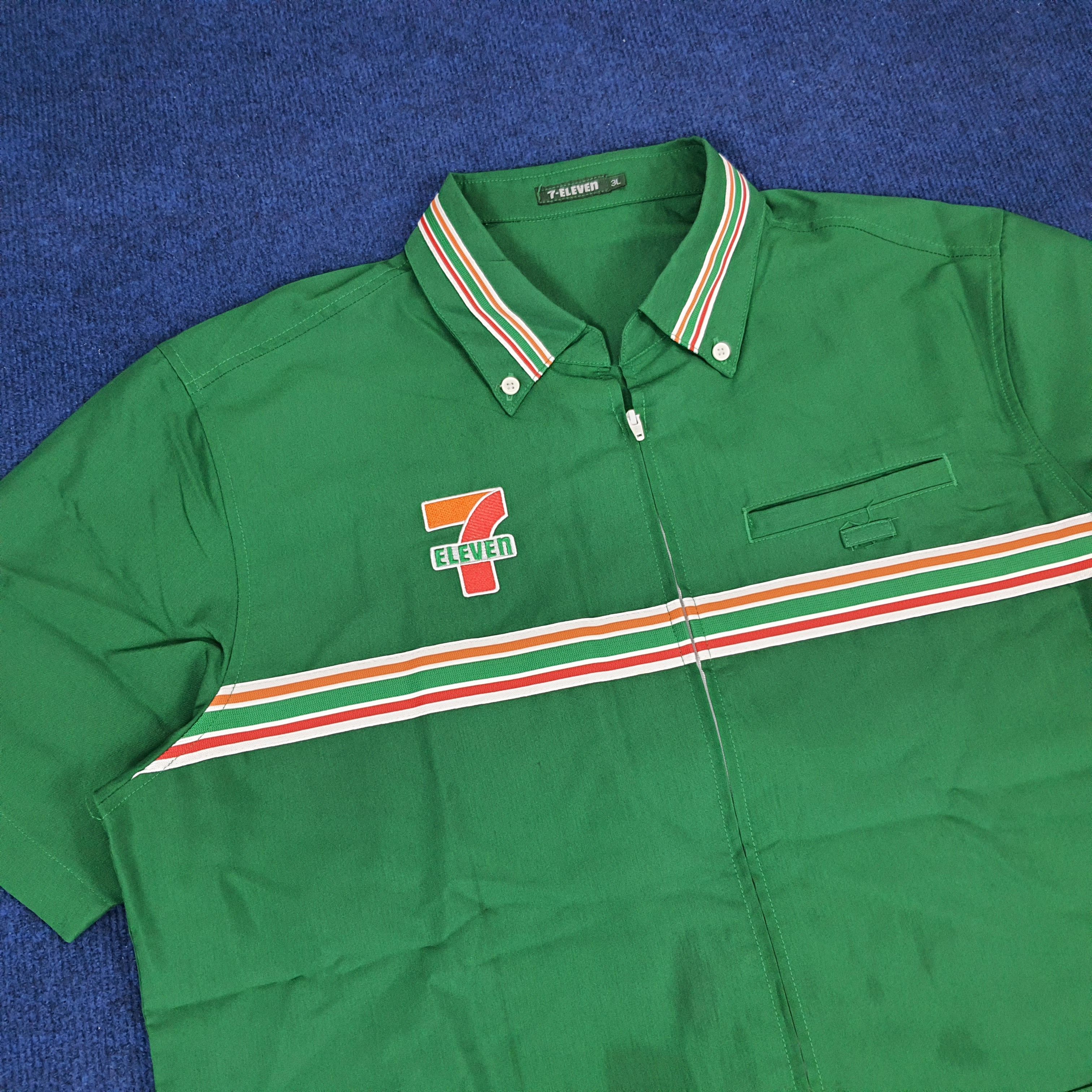 Japanese Brand × Vintage Vintage 7 Eleven Staff Japan Edition Work Uniform Size US L / EU 52-54 / 3 - 2 Thumbnail